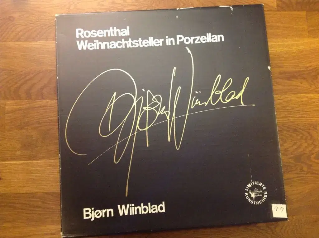 Bjørn Wiinblad/Rosenthal juleplatte