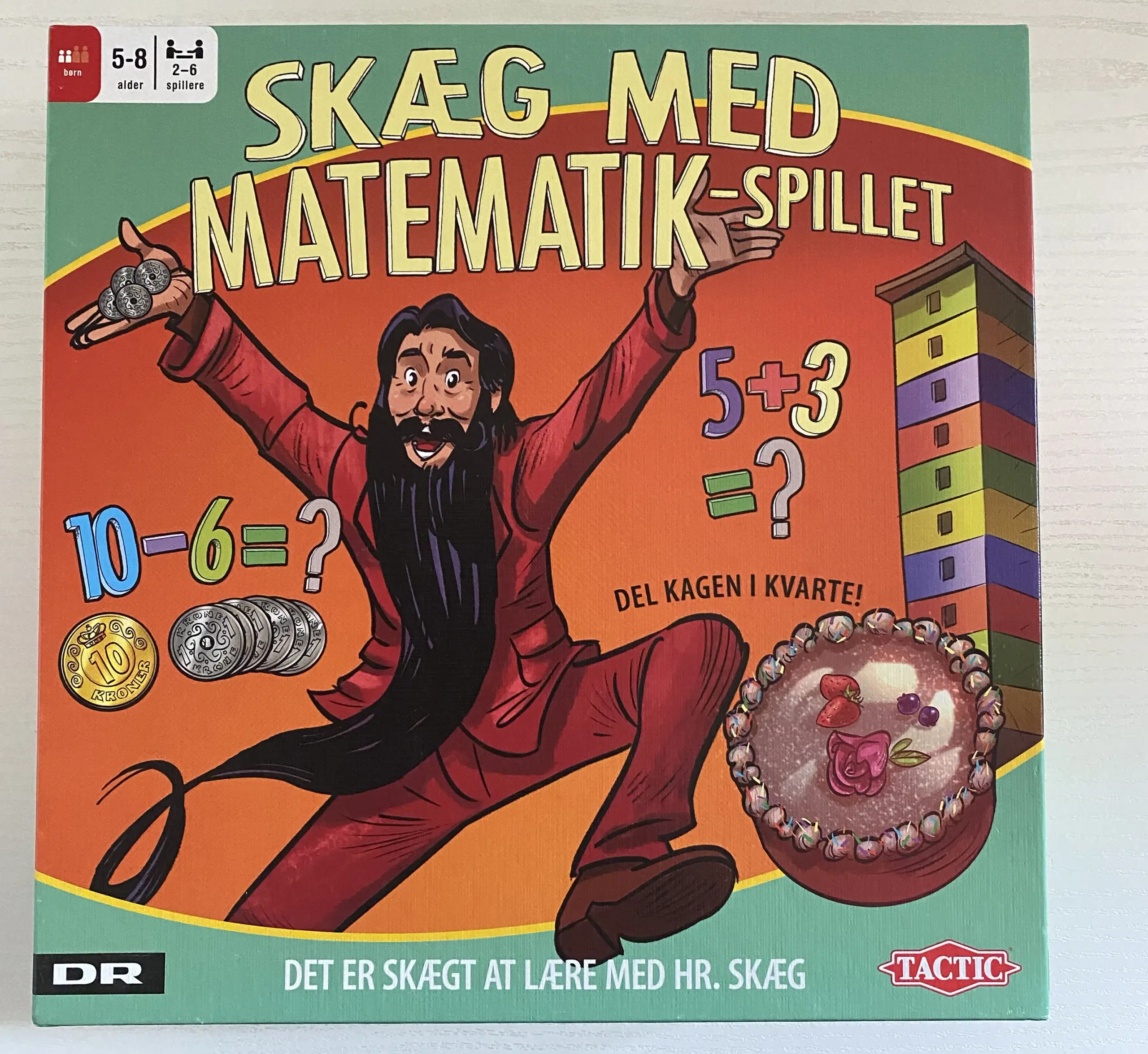 Skæg med matematik-spillet