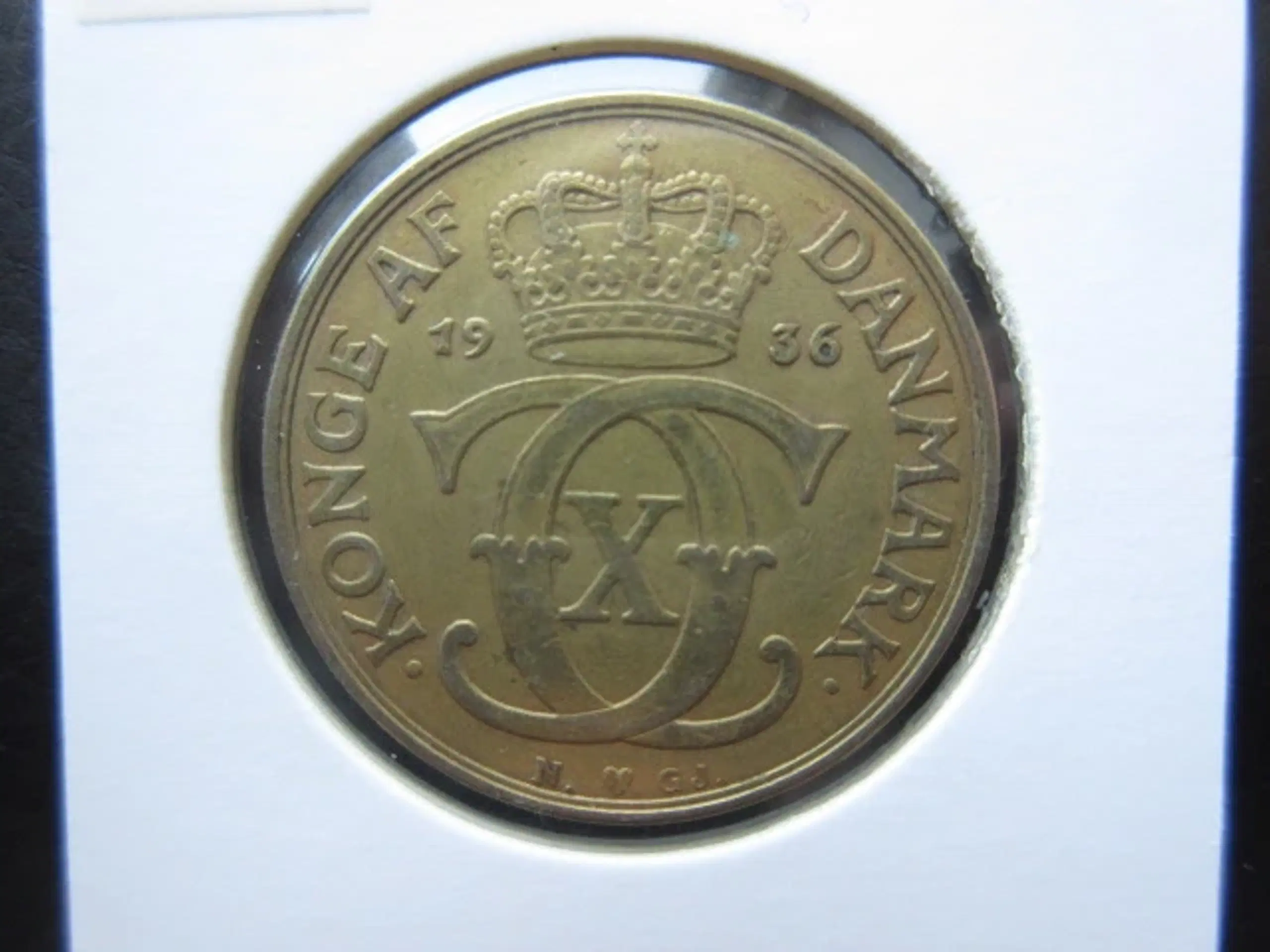 2 kroner 1936 kv. 1+