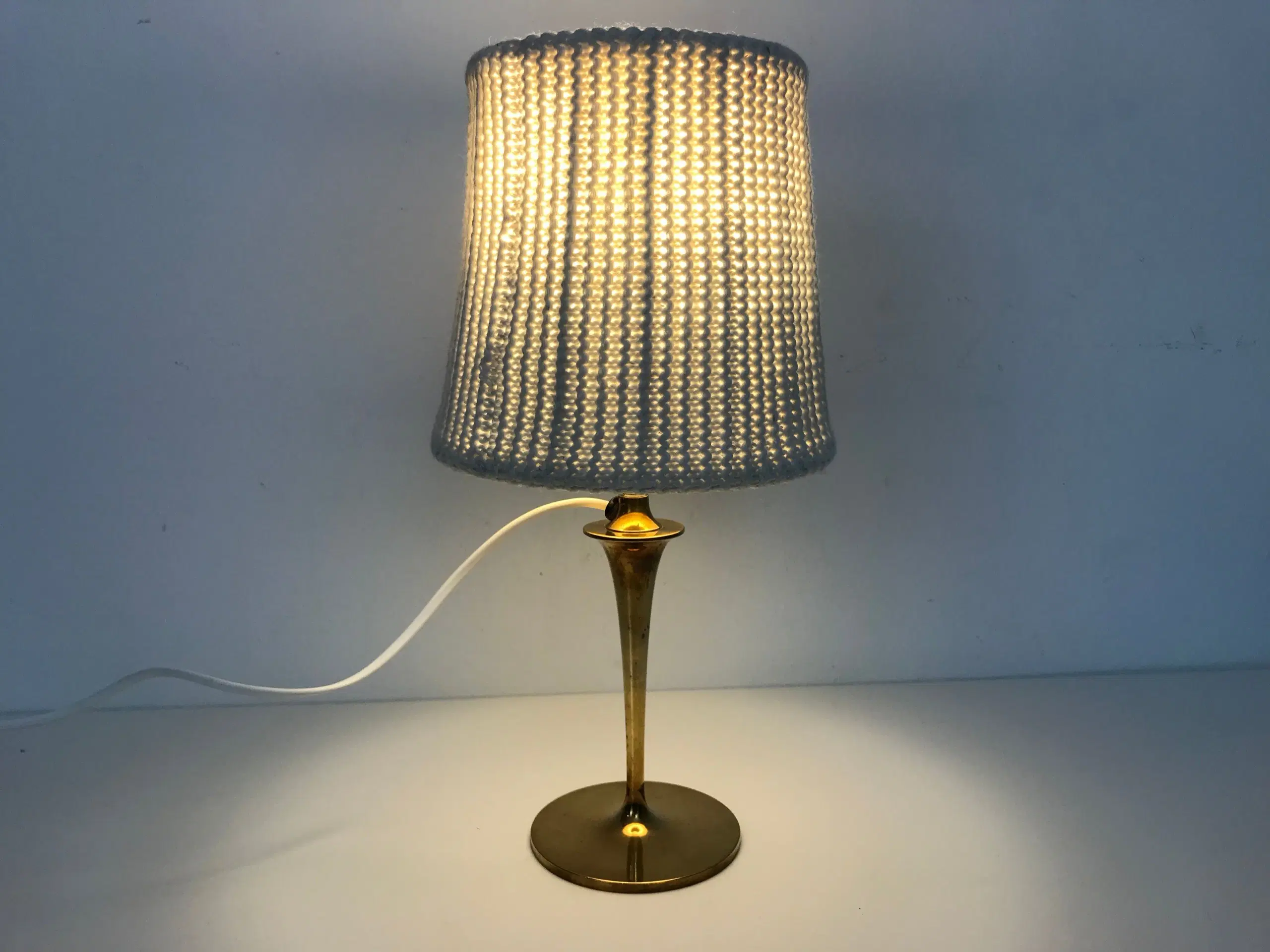 Vintage messing bordlampe