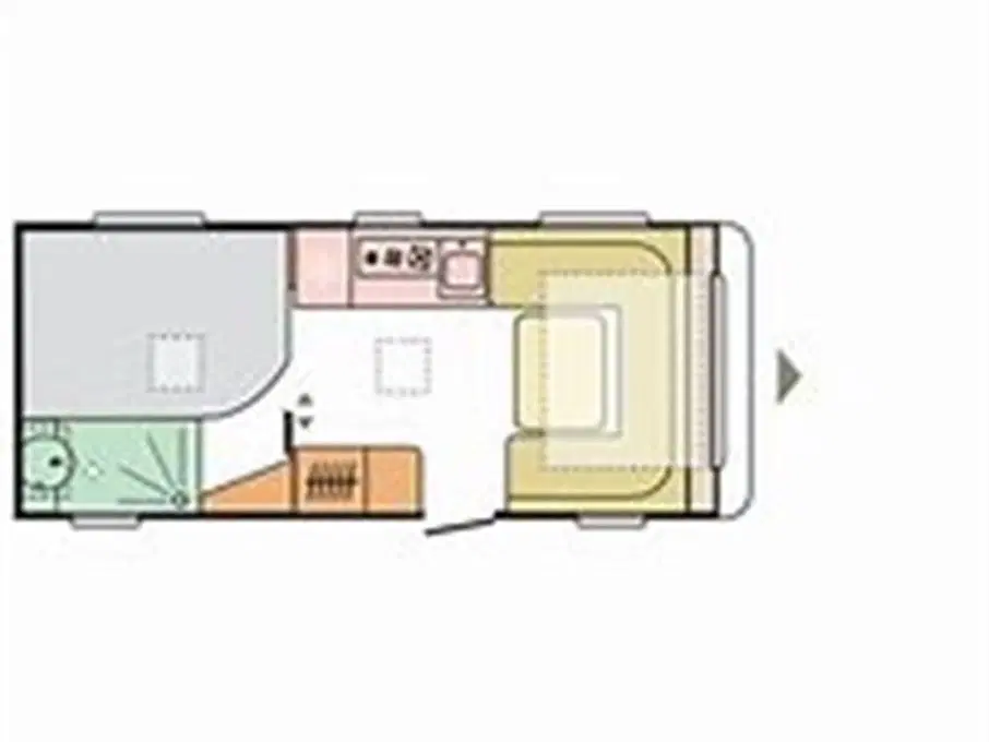 2024 - Adria Adora 522 UP   Adria Adora 522 UP årg 2024 4 sovepladser 5 siddepladser Dobbeltseng og rundsiddegruppe