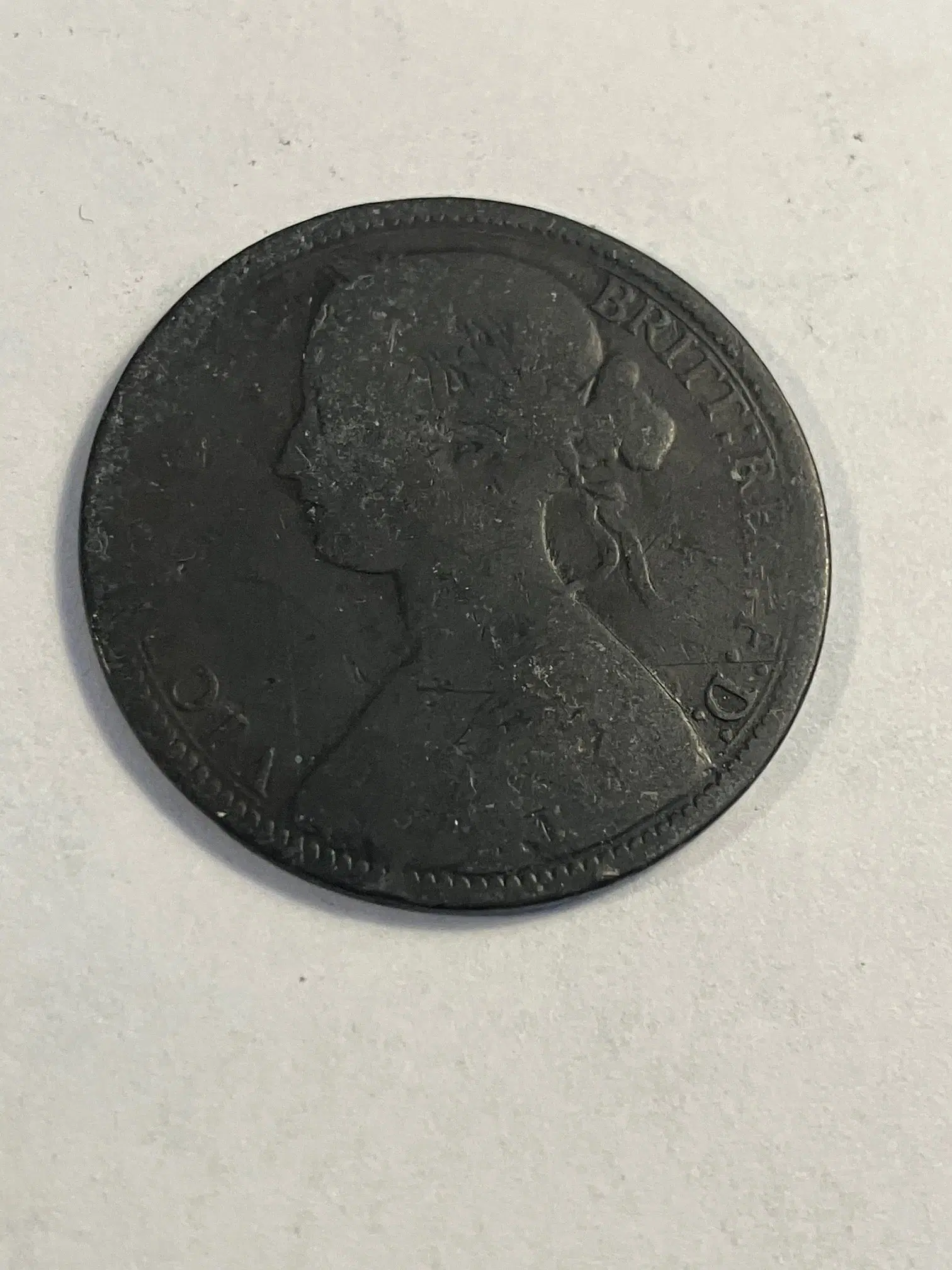 One Penny 1867 England