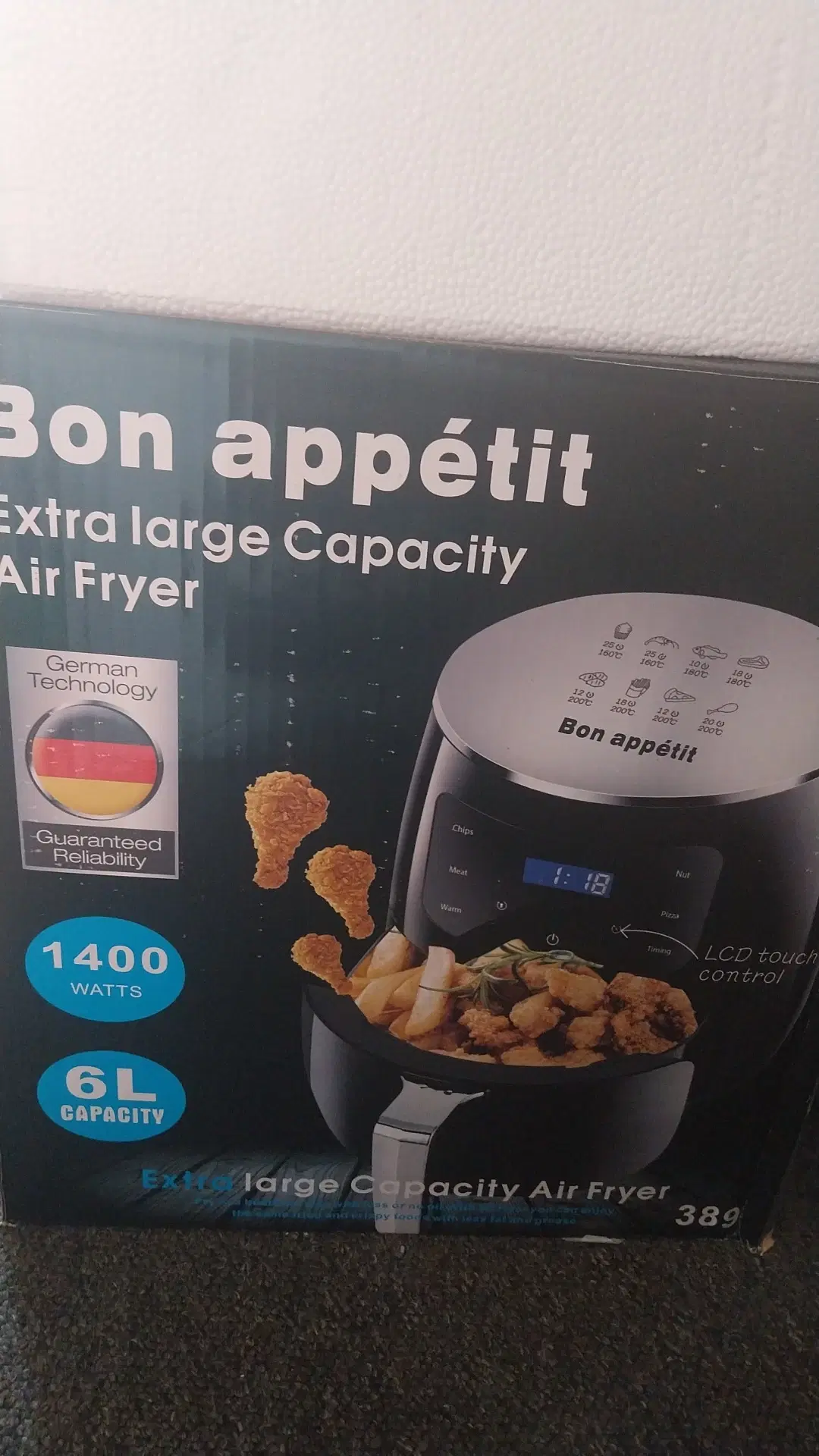 Air fryer 6 liter