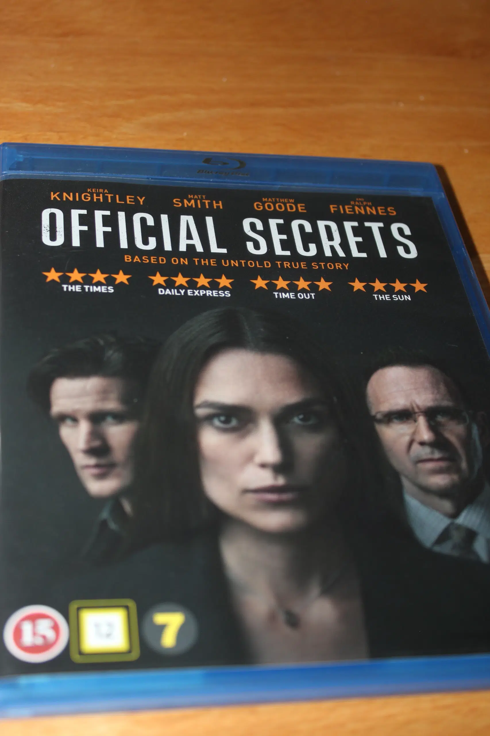 Official secrets Blu-ray thriller