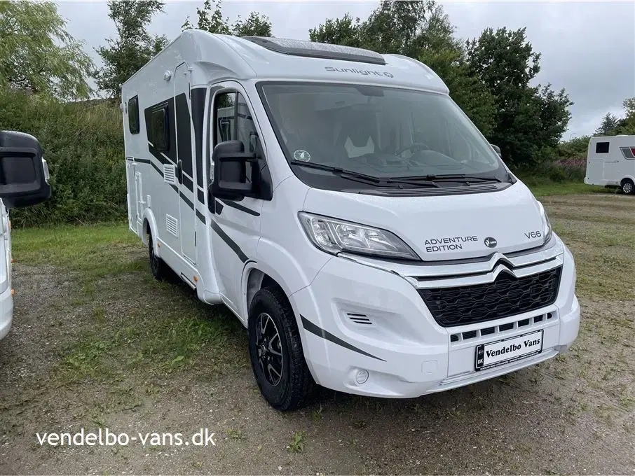 2024 - SunLight VAN V66 Adventure Edit   Sunlight Van en hybrid mellem Campervan og en og alm autocamper