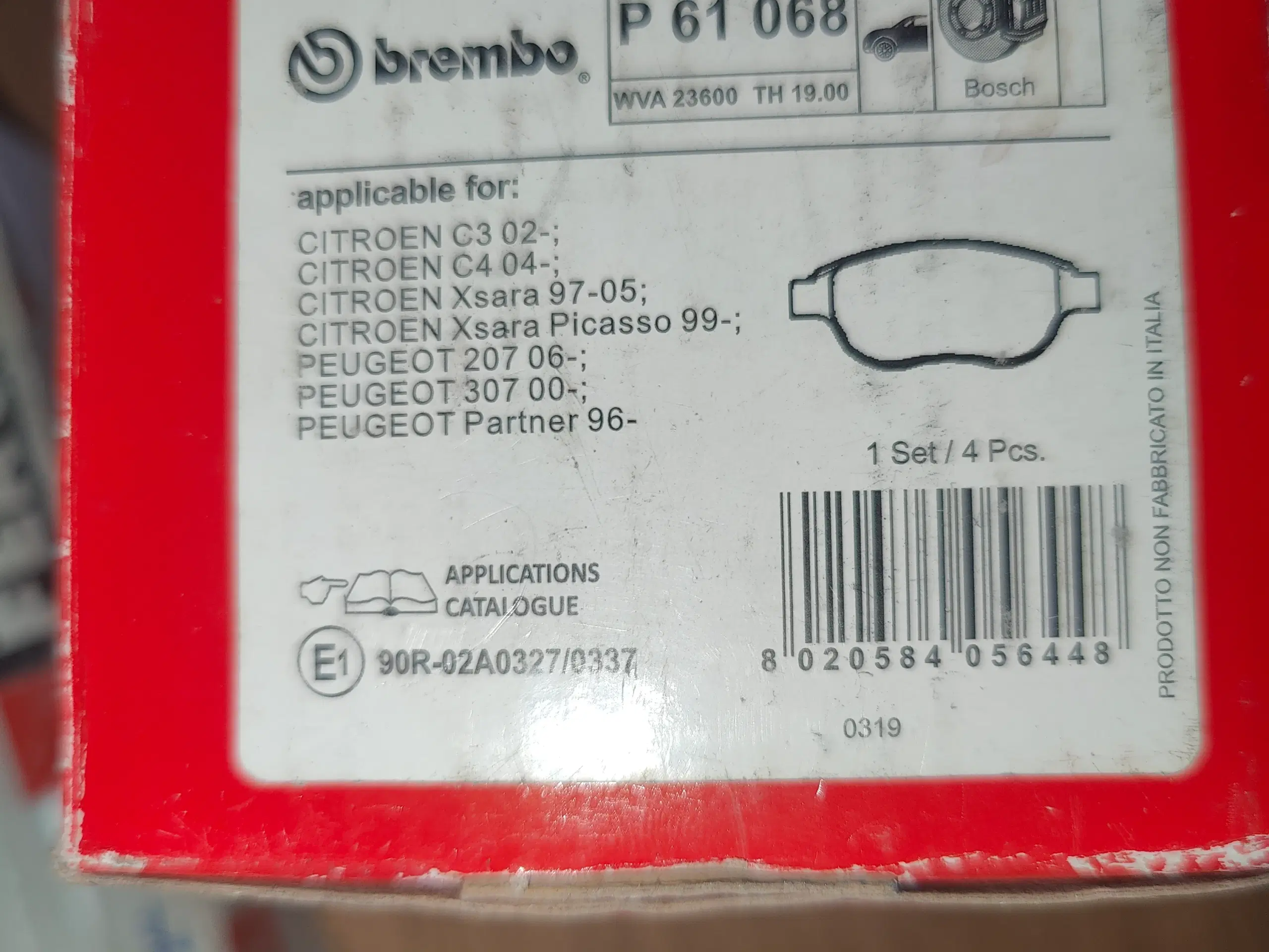 Brembo Bremseklodser T Peugeot