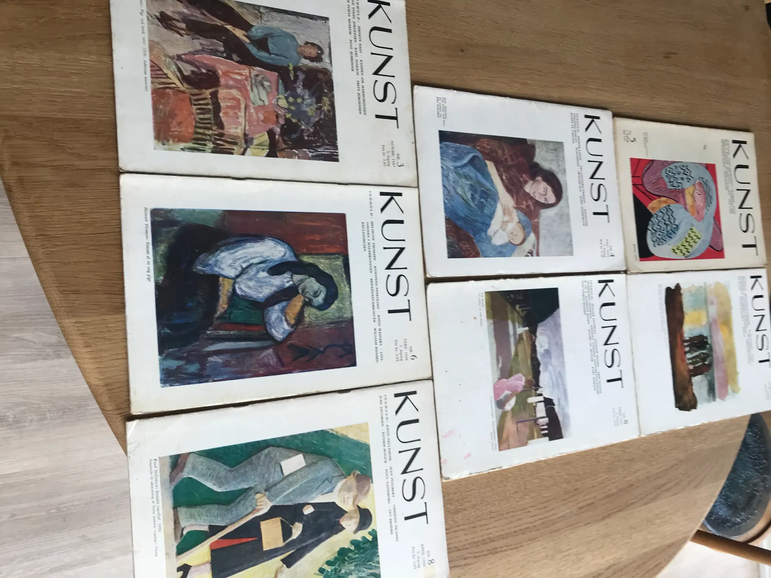 KUNST  -   Diverse fra 1 - 5 årgang  ( 7 numre)