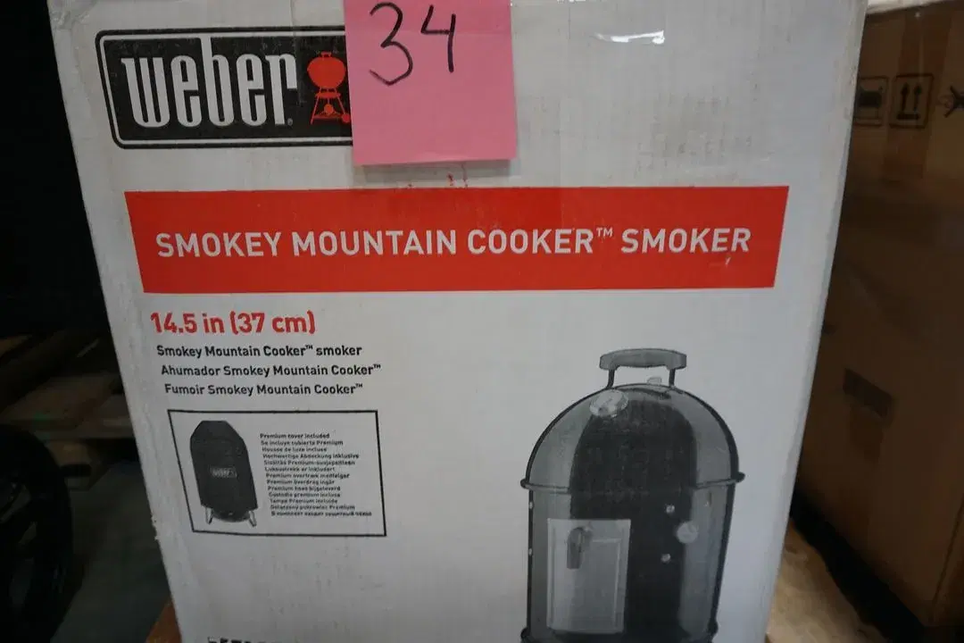 Røg-og dampgrill Weber Smokey Mountain ø 37 cm