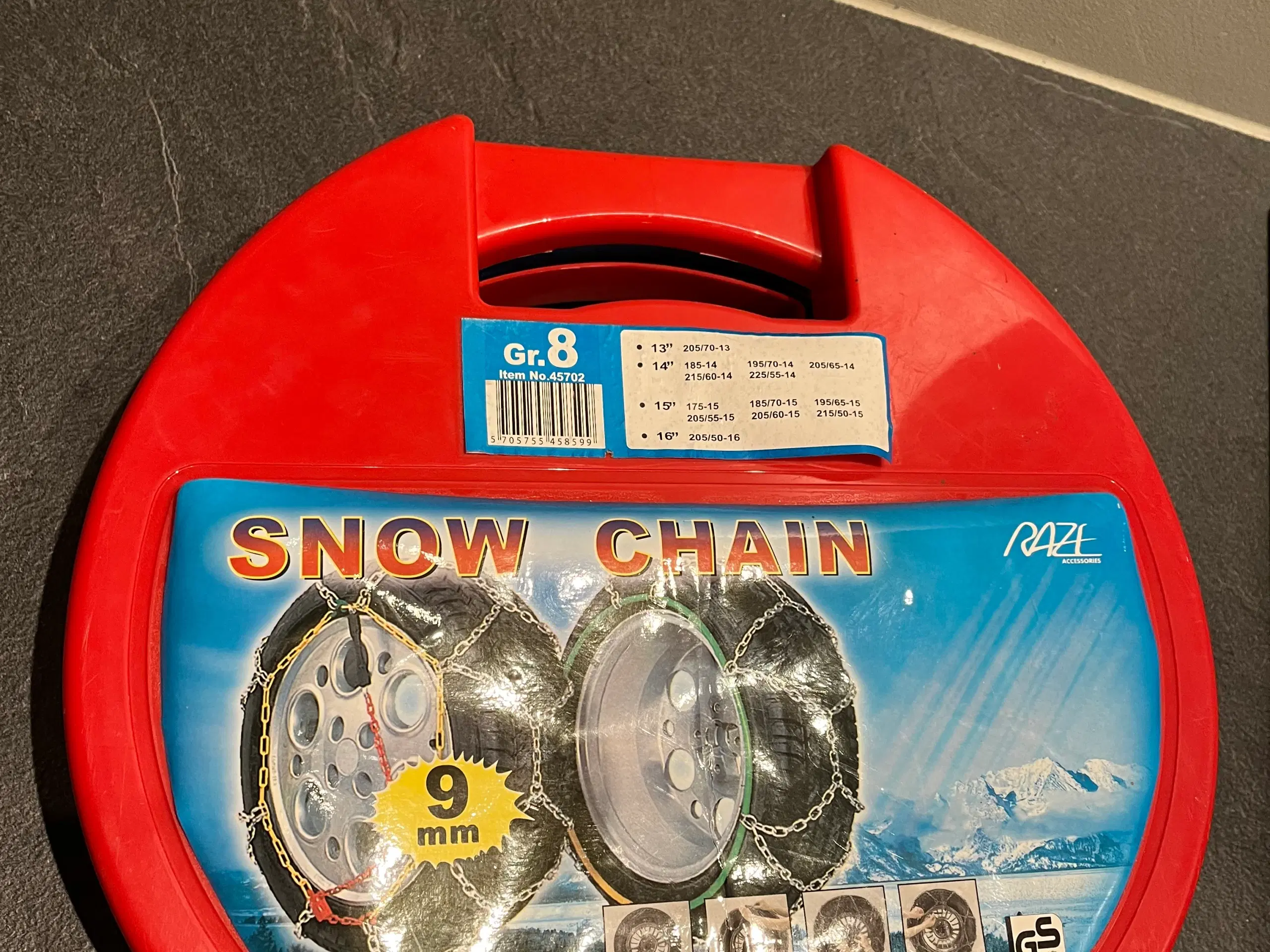 Snekæder Snowchain Gr 8