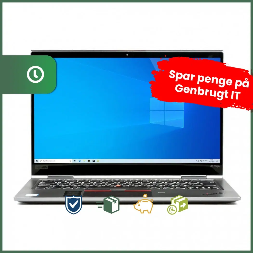 Lenovo ThinkPad X1 Yoga 4th Gen 14" - Intel i7 8665U 19GHz 512GB NVMe 16GB Win 11 Pro - Grade C