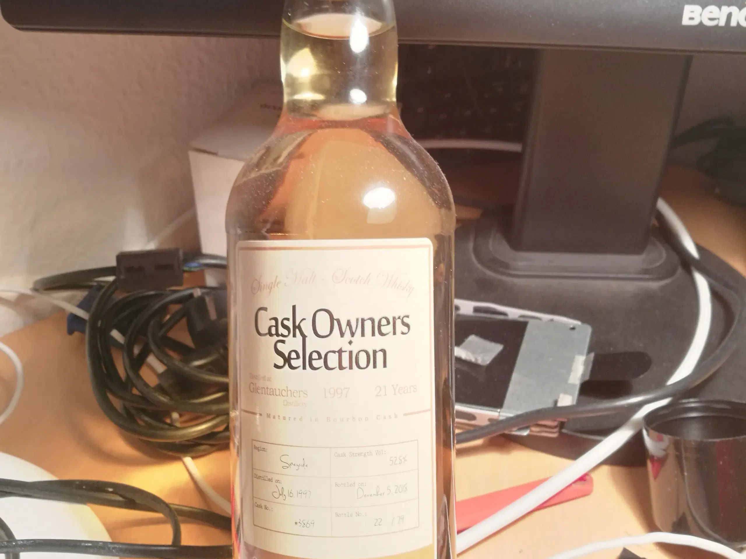 21 års Glentauchers Whisky