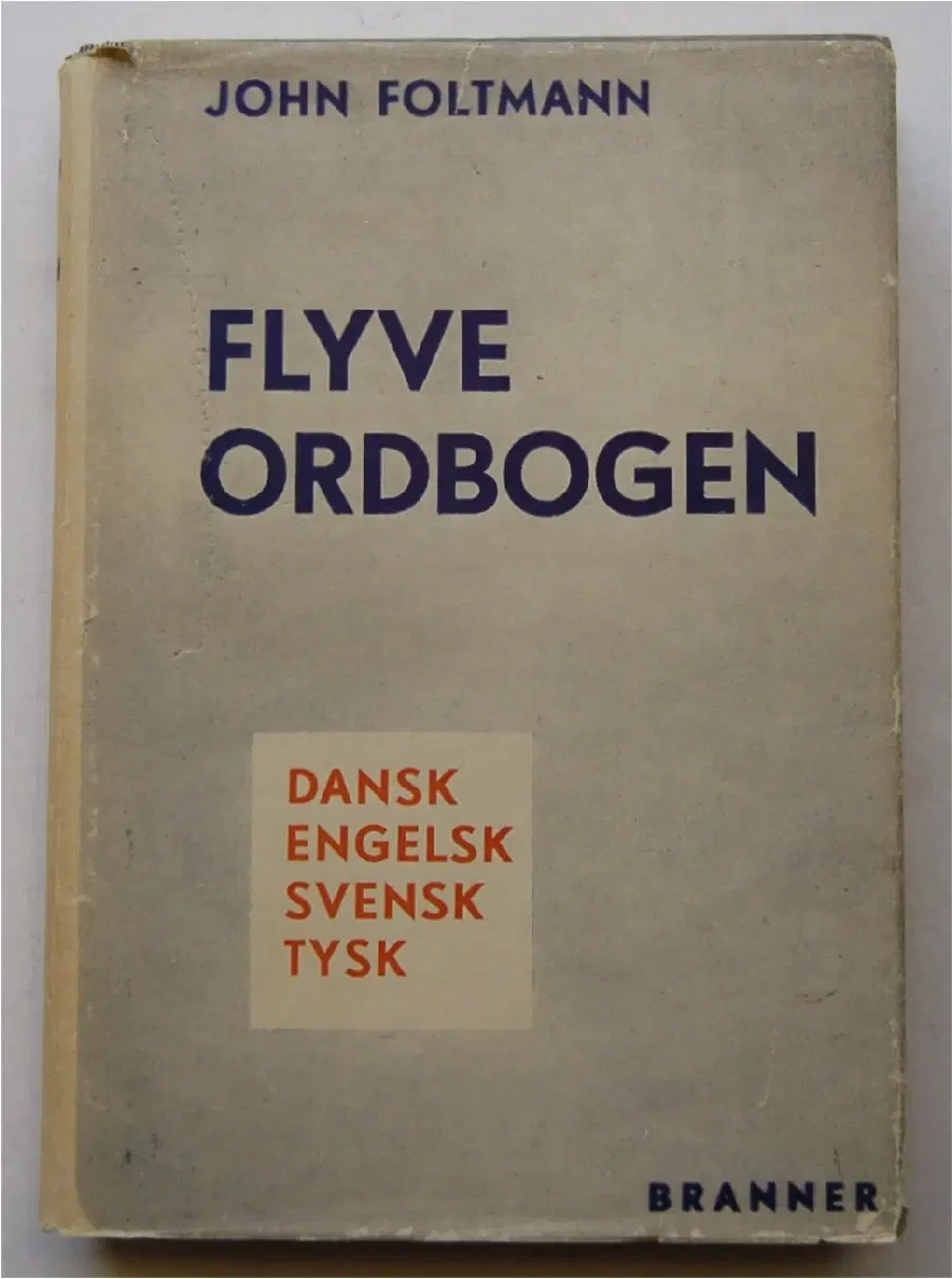 FLYVEORDBOGEN på 4 sprog   John Foltmann