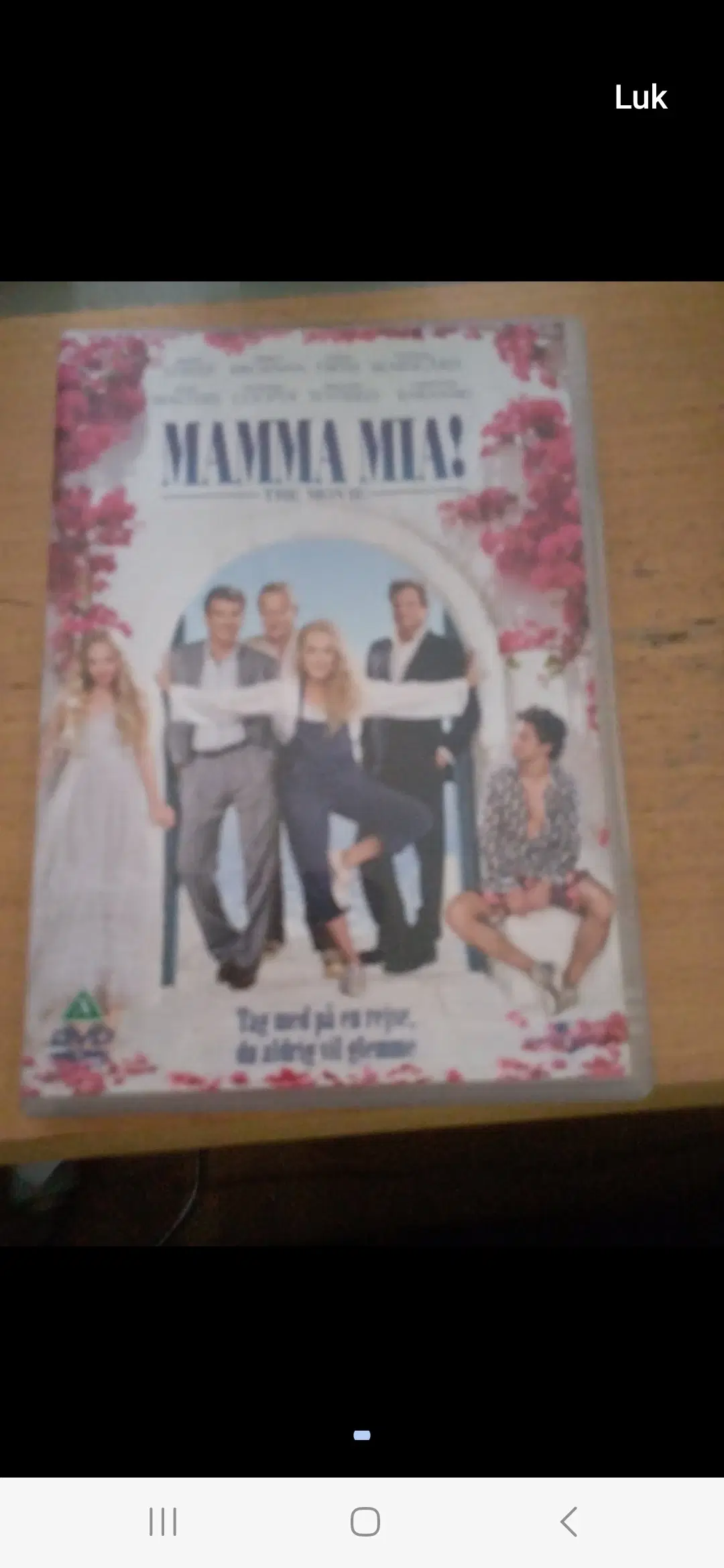 Mama mia dvd