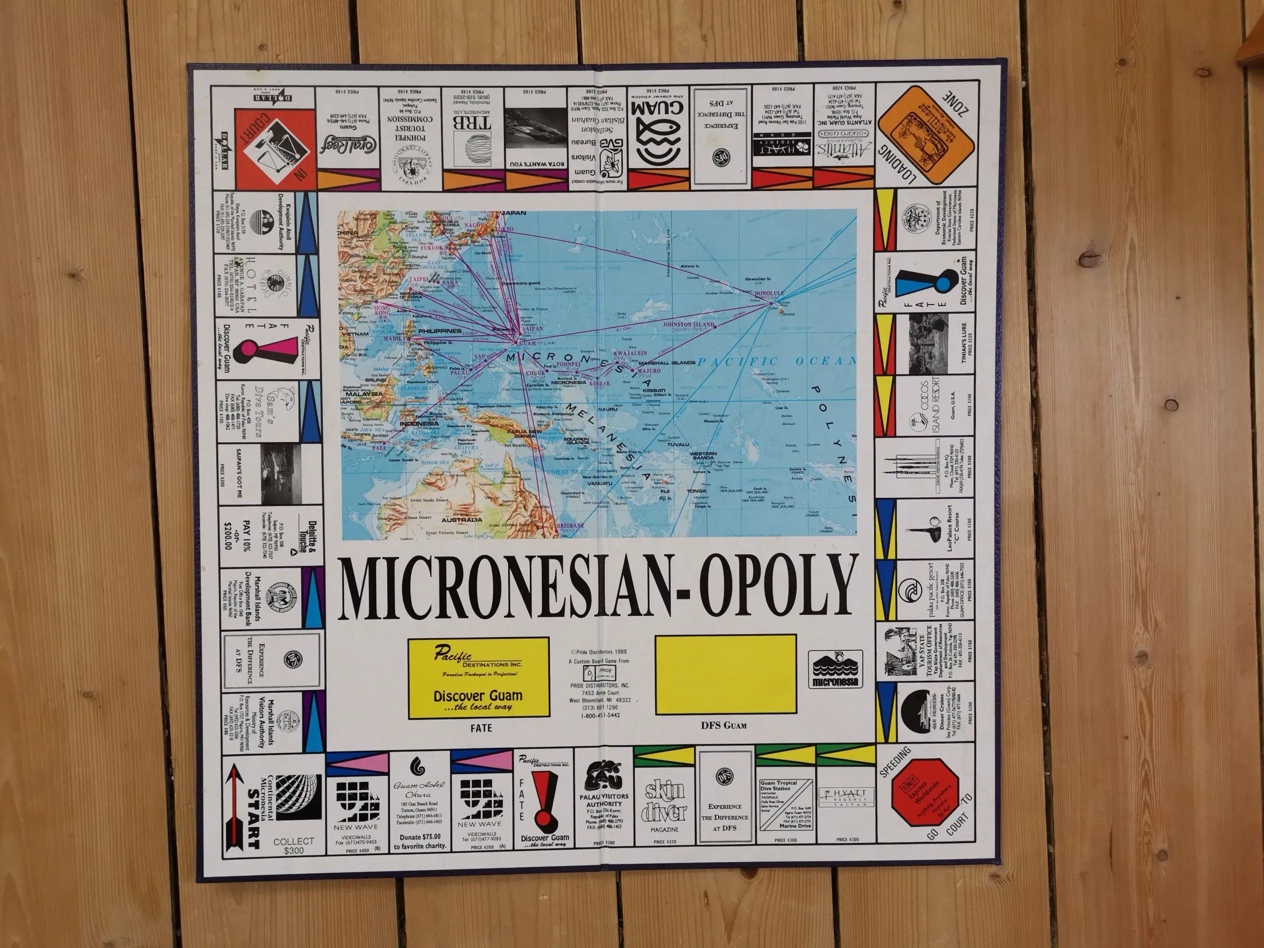 Micronesian-opoly sjældent monopoly Brætspil
