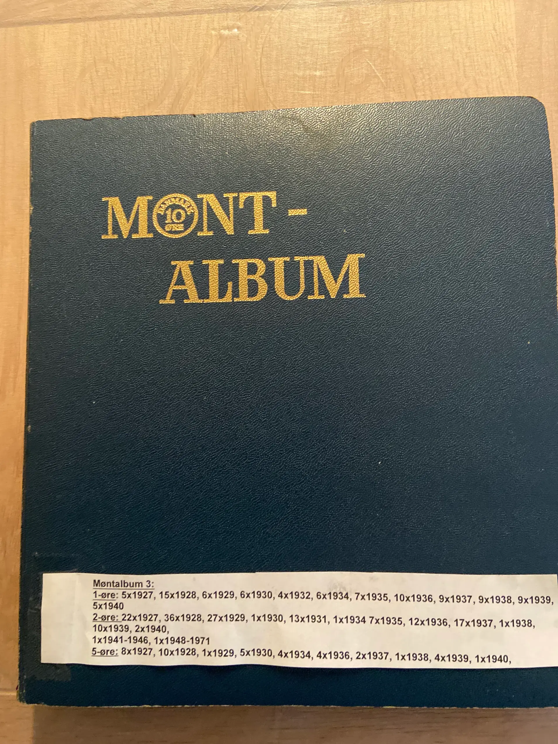 Møntalbum søger nyt hjem