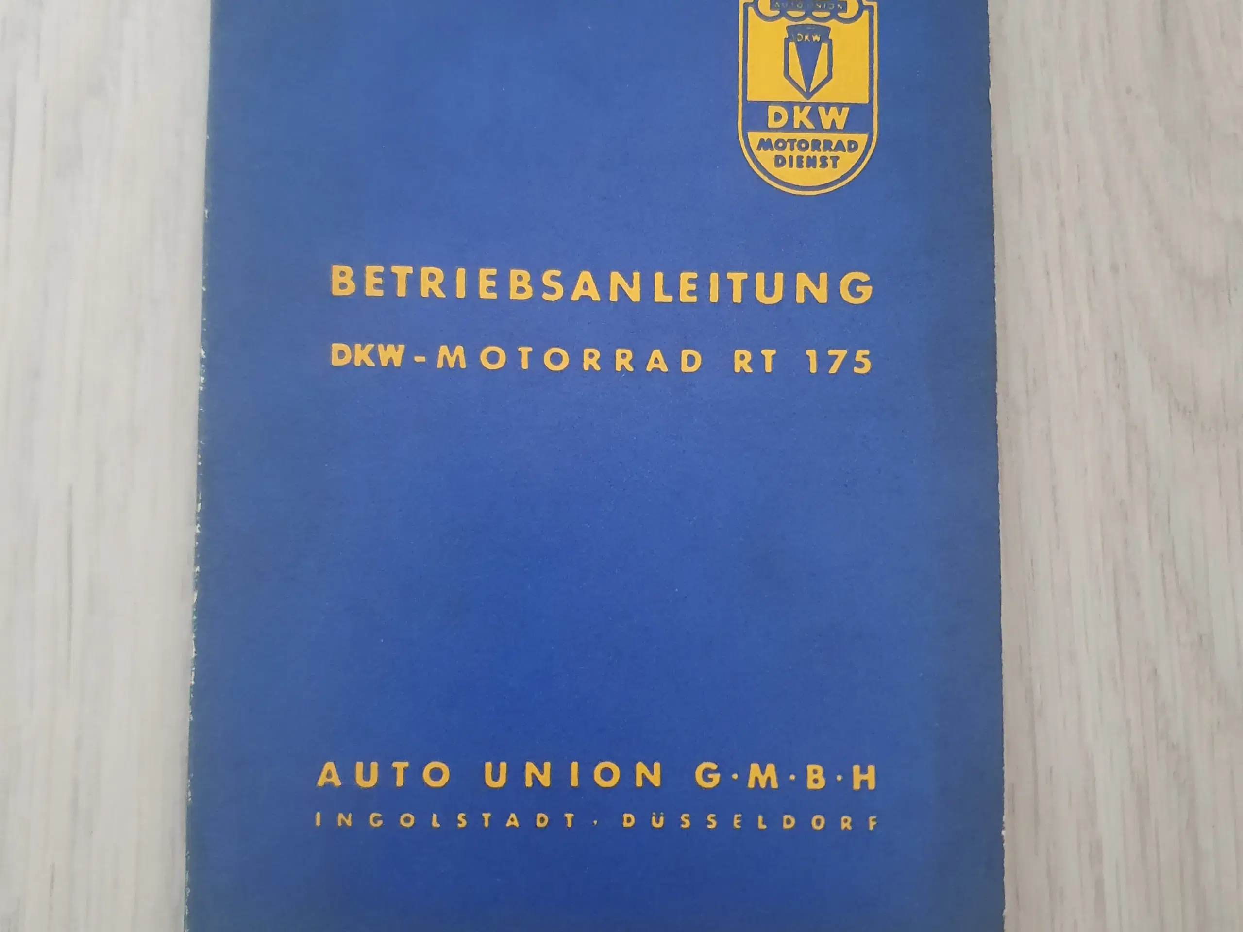 DKW 175 Instruktionsbog