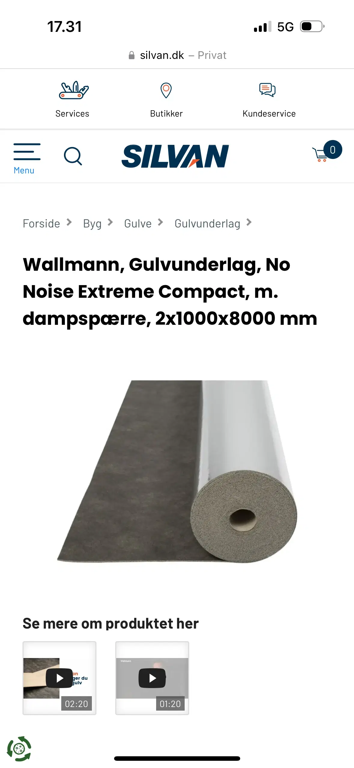 Wallmann No noise og foam med folie