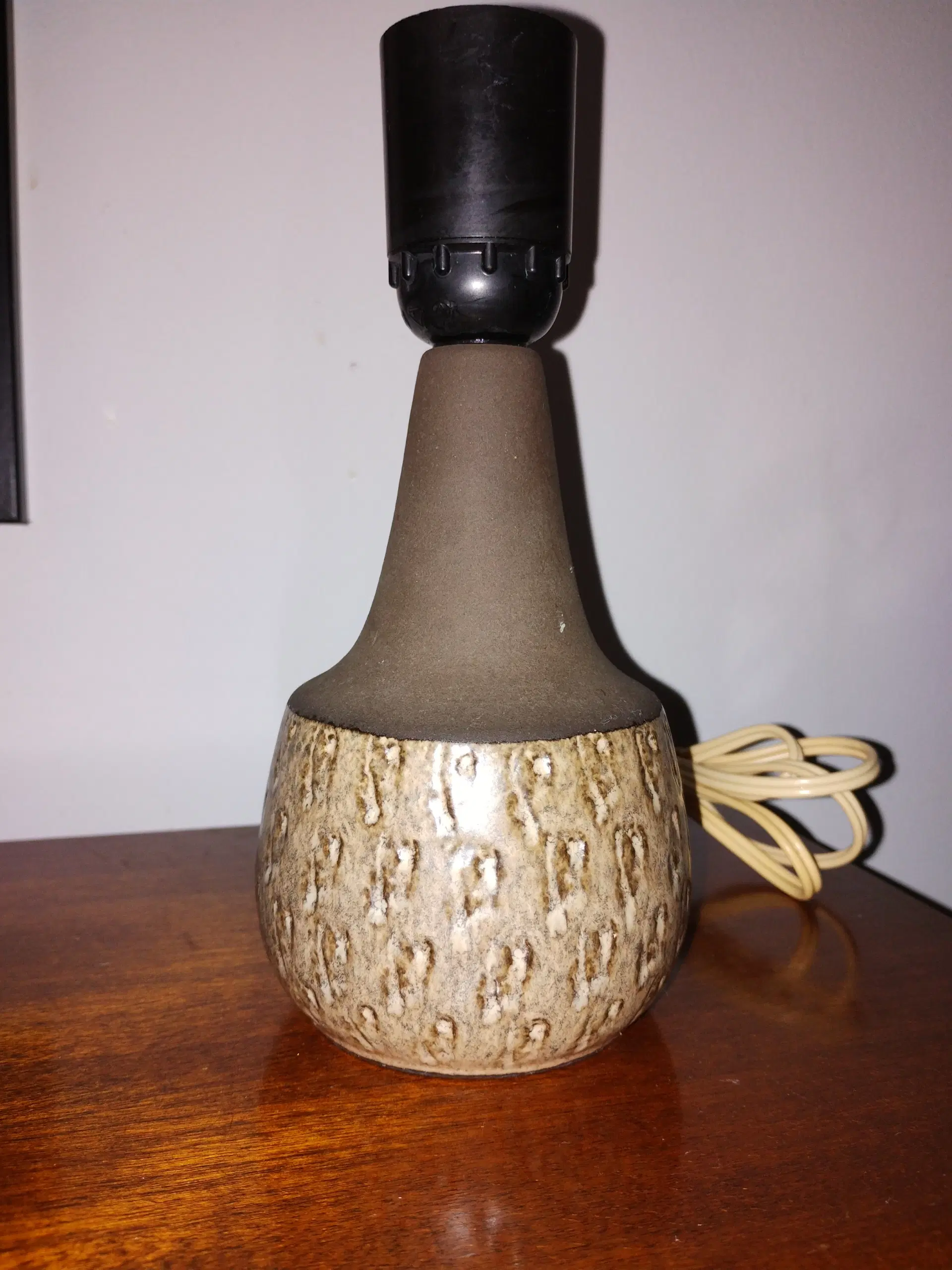 Retro keramik bordlampe
