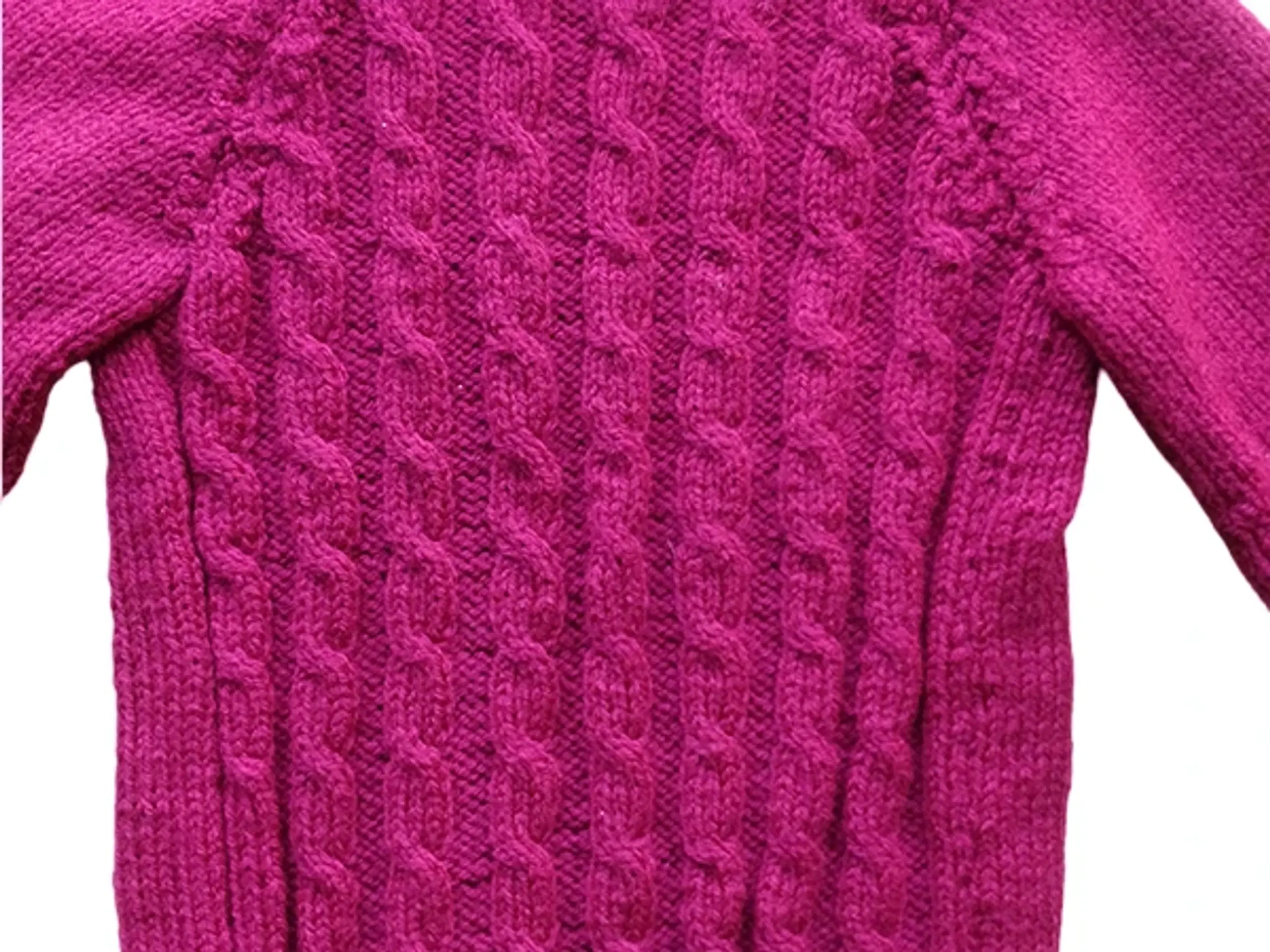 håndstrikket sweater