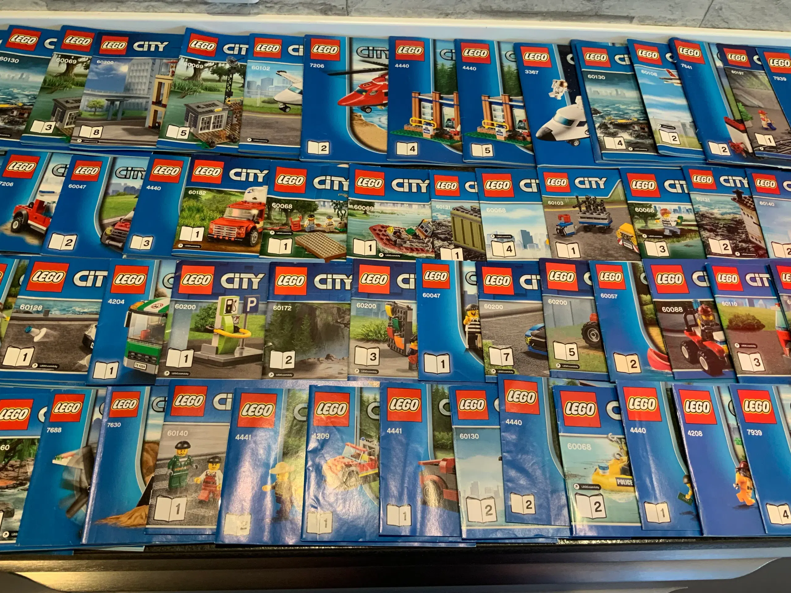 Lego city manualer