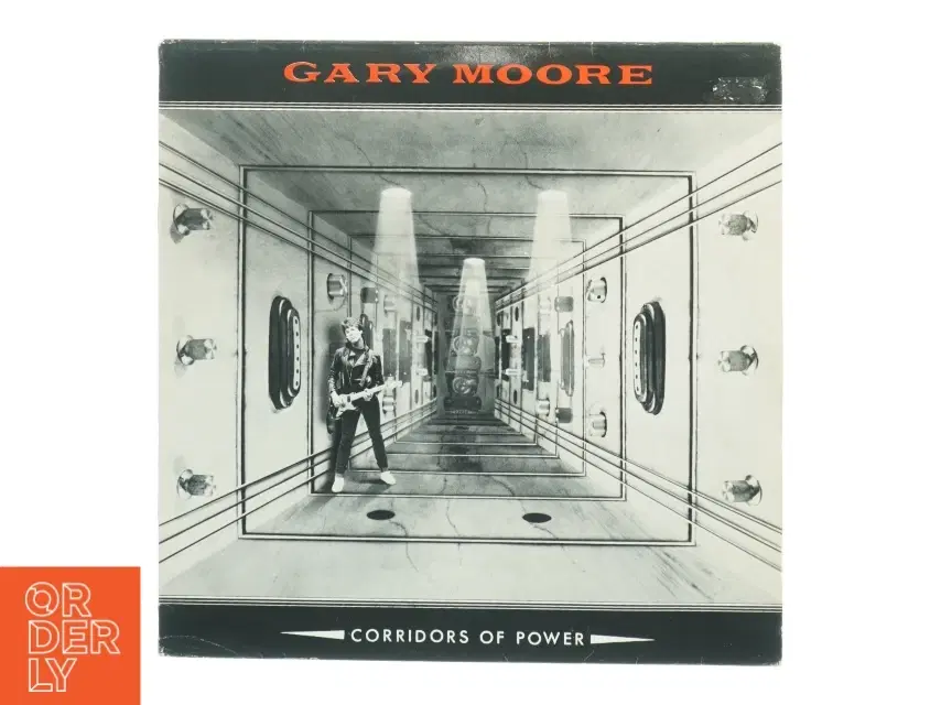 Gary Moore - Corridors of Power LP fra Virgin Records (str 31 x 31 cm)