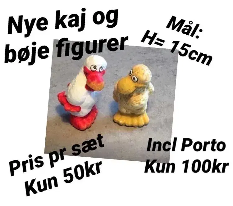 Nye kaj og Boye pyntefigurer