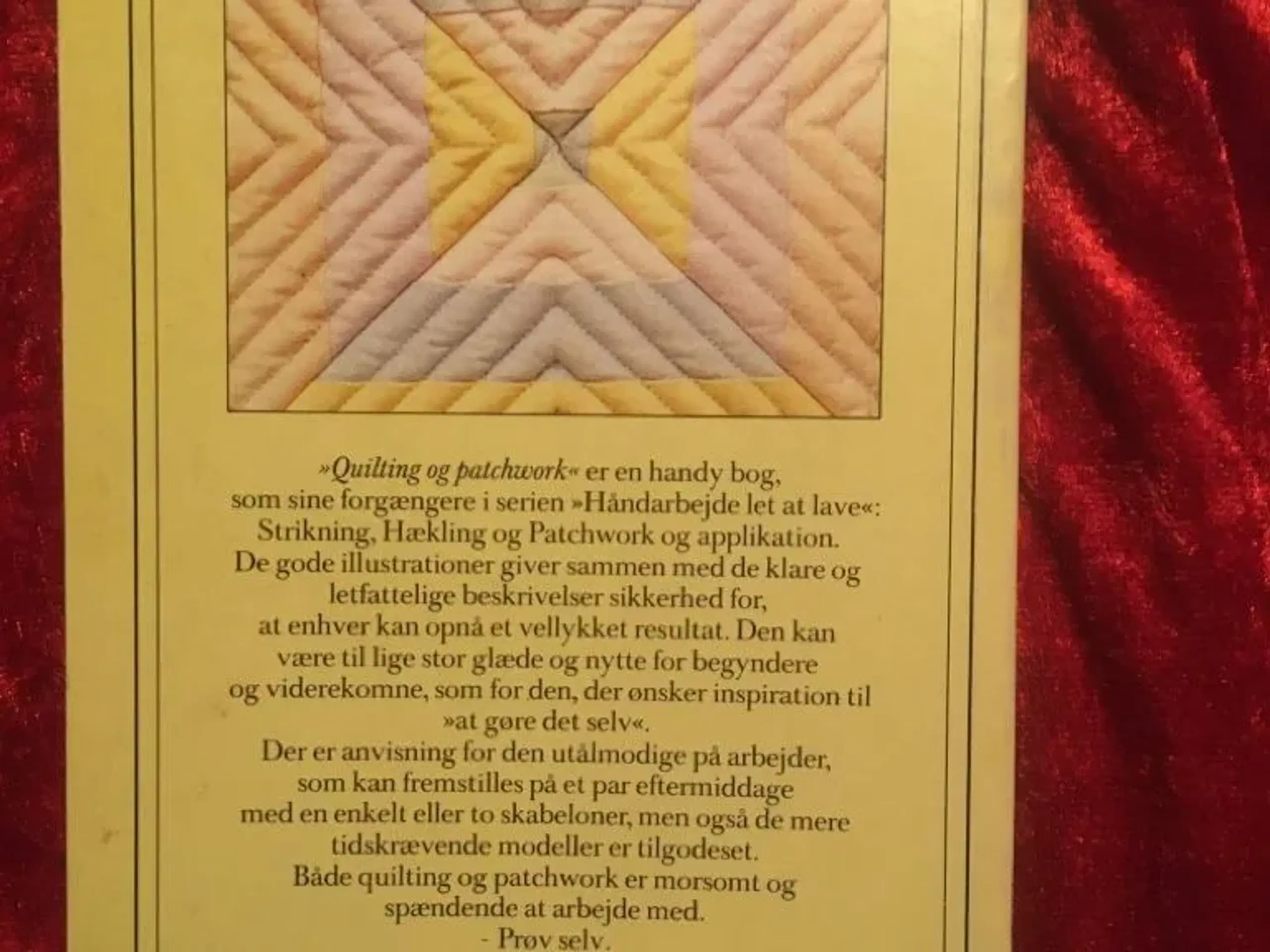 Bog om Quilting og Patchwork