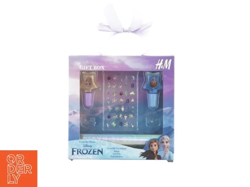 Negle tilbehør med Frozen motiv fra HM (str 15 x 14 cm)