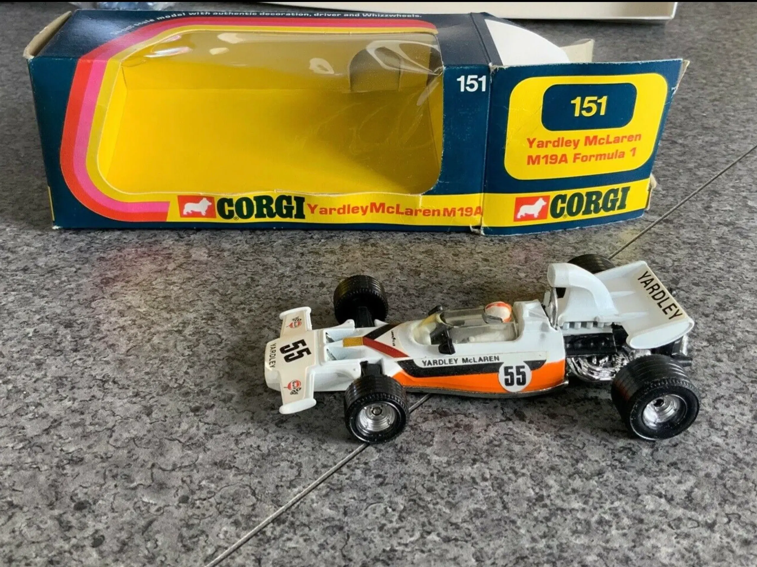 Corgi Toys No 151 Yardley McLaren M19A scale 1:36