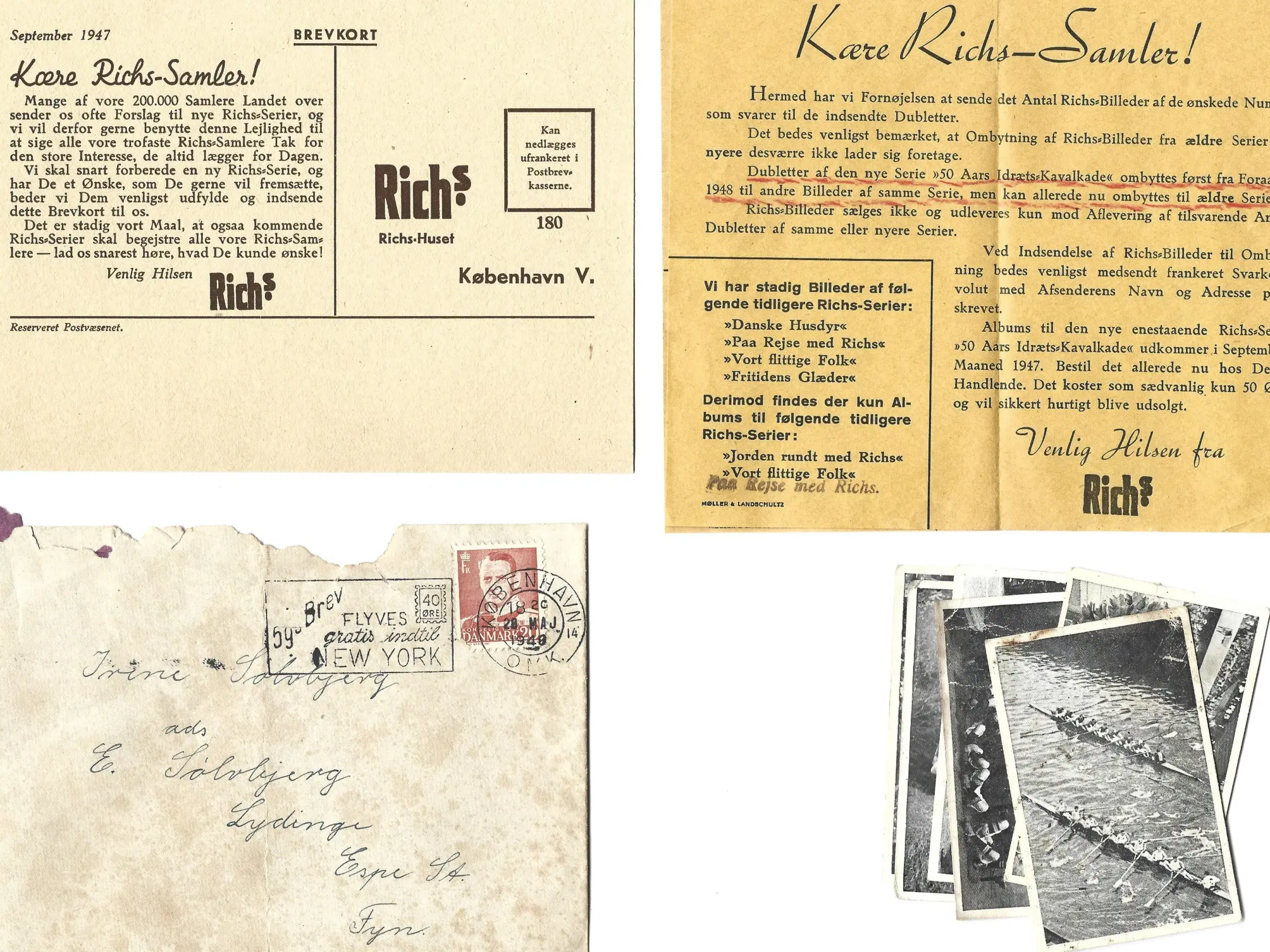 Samler album Richs fra 1948