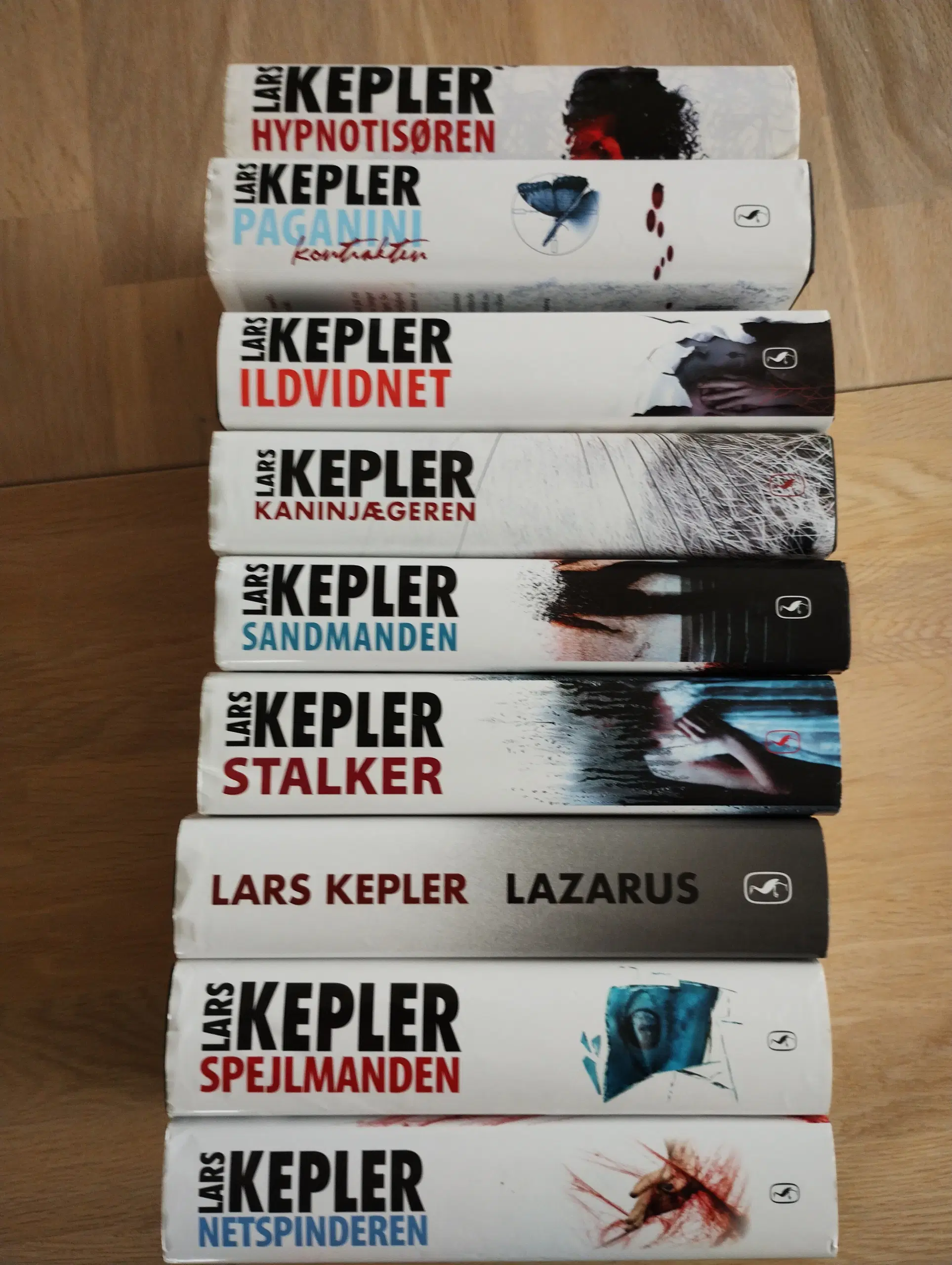 Komplet serie bøger Lars Kepler