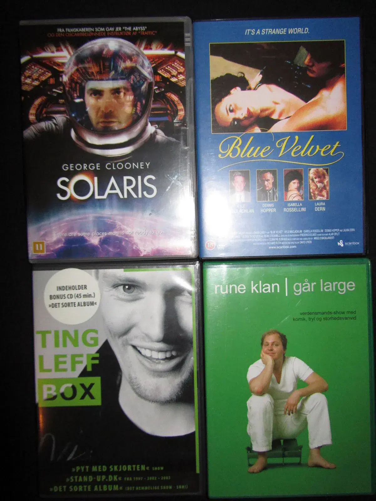 Blandet DVD Action/Horror/Drama/stand-up