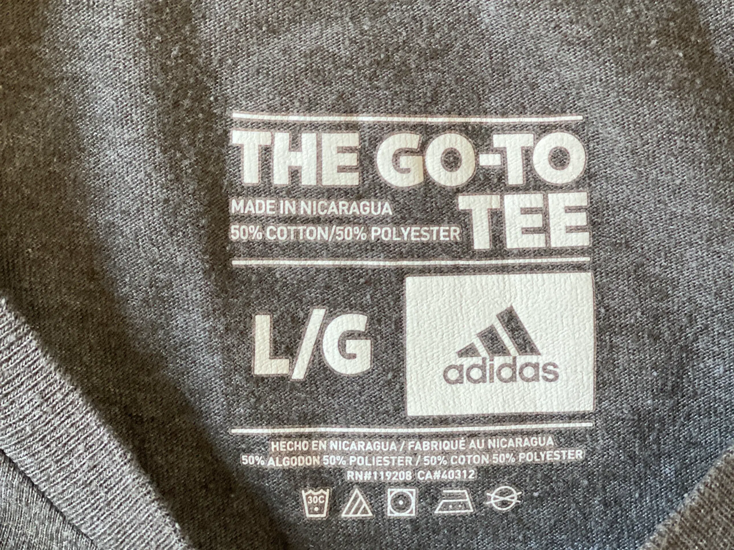 Adidas T-shirt str L