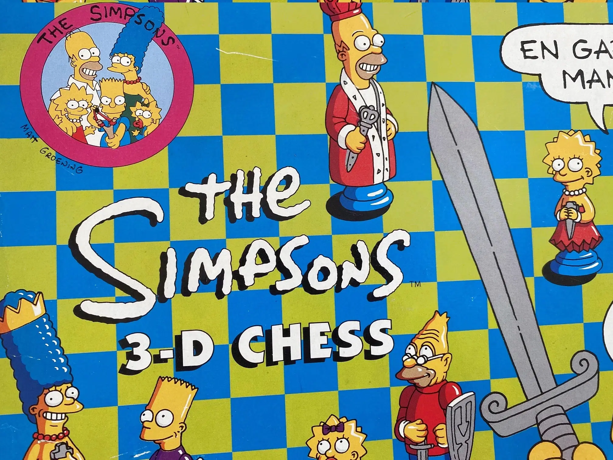 The Simpsons 3-D CHESS 1997