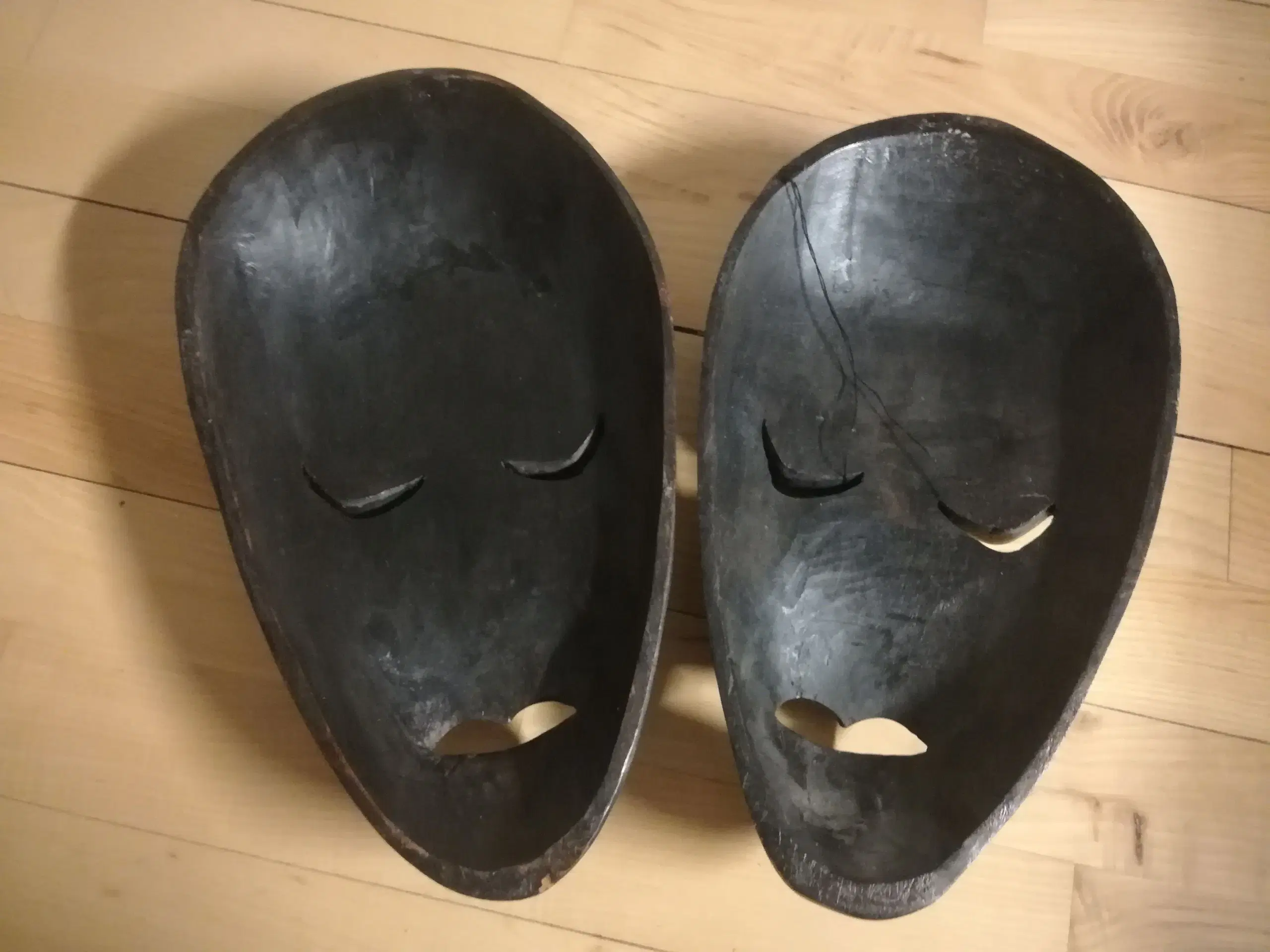 Træmasker (2 stk)