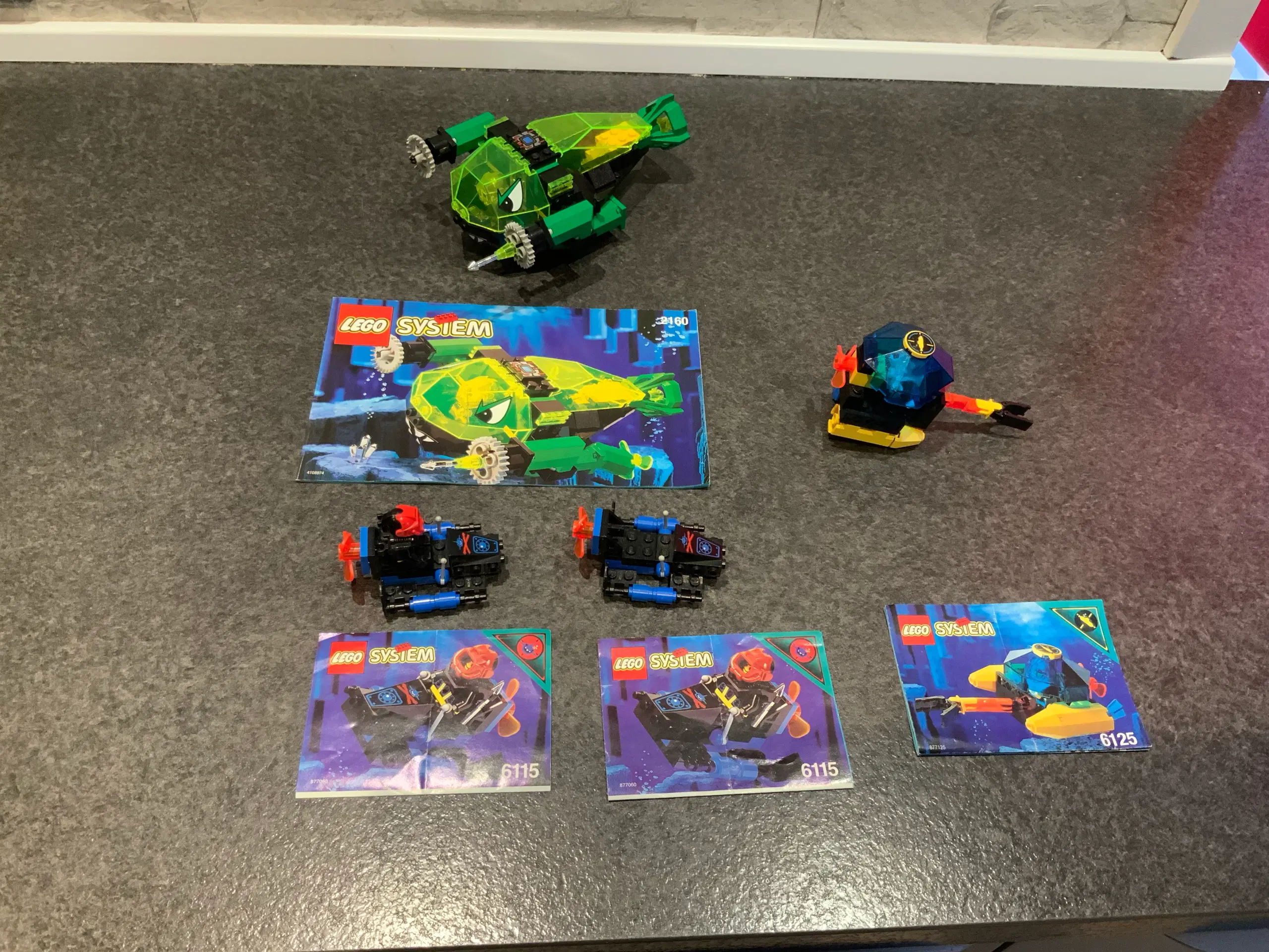 4 lego aquazone sæt