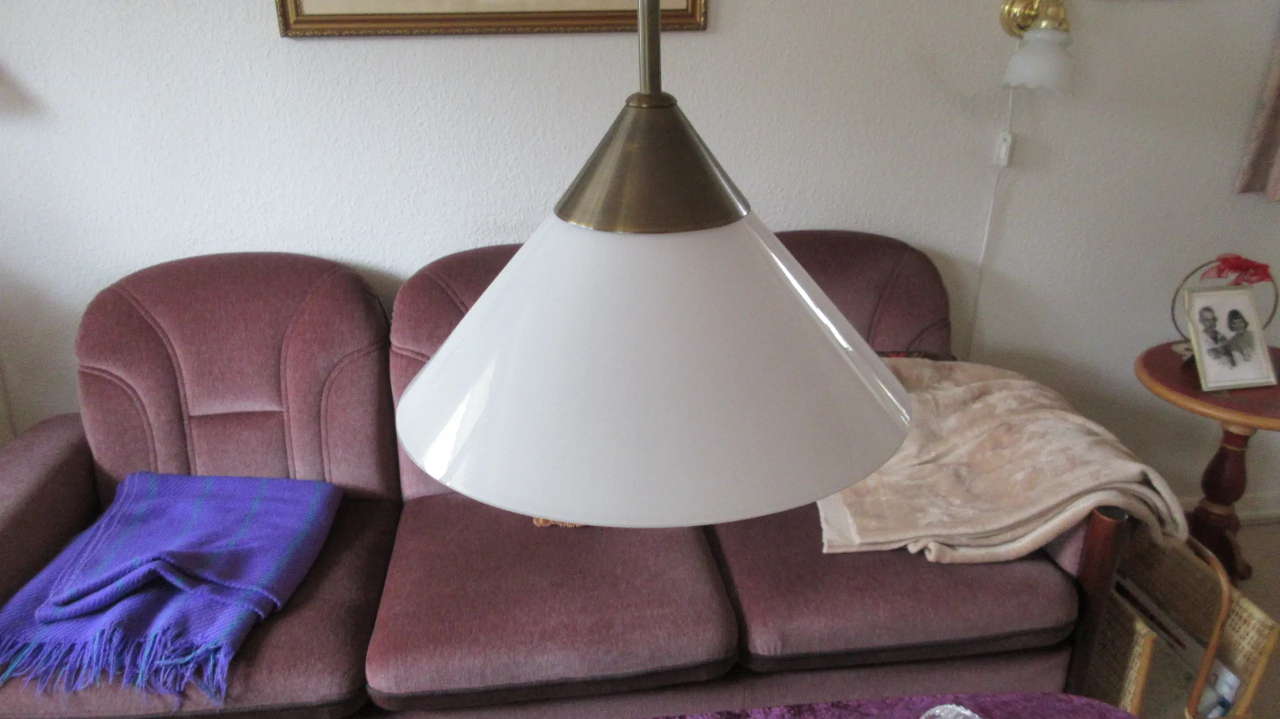 Loftslampe hvid pendel