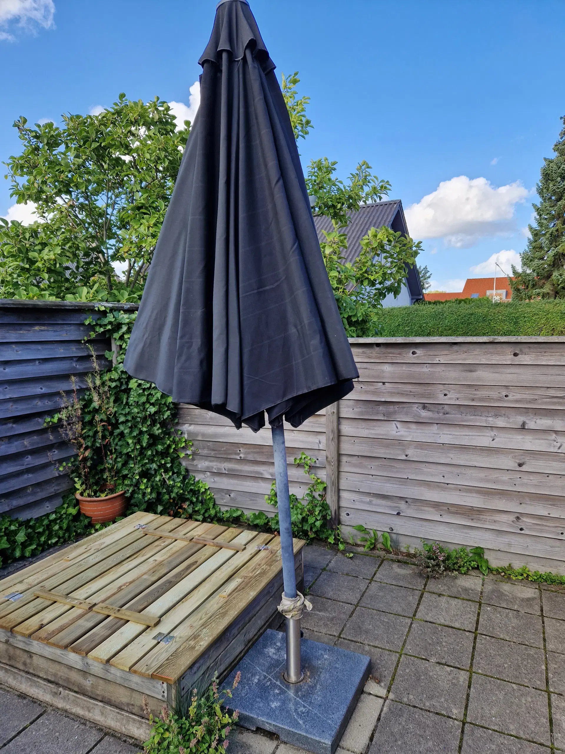 Parasolfod med parasol