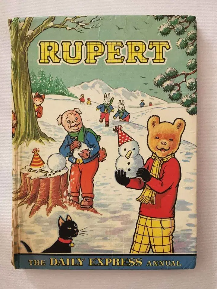 Bog med tegneserie: RUPERT and the IRON SPADE