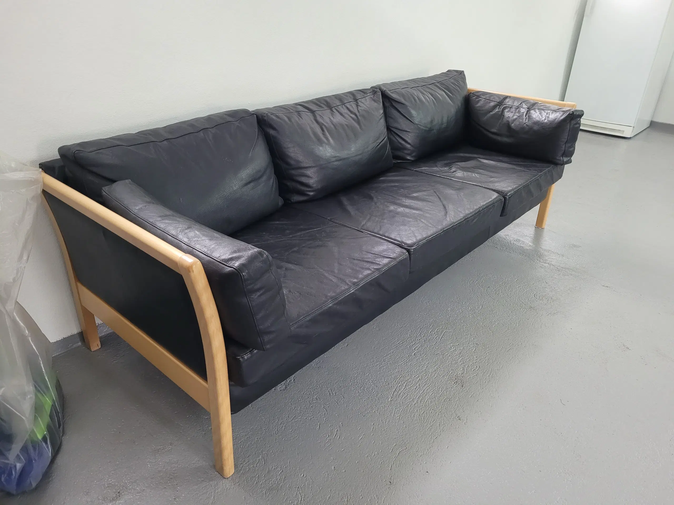 3 pers lædersofa