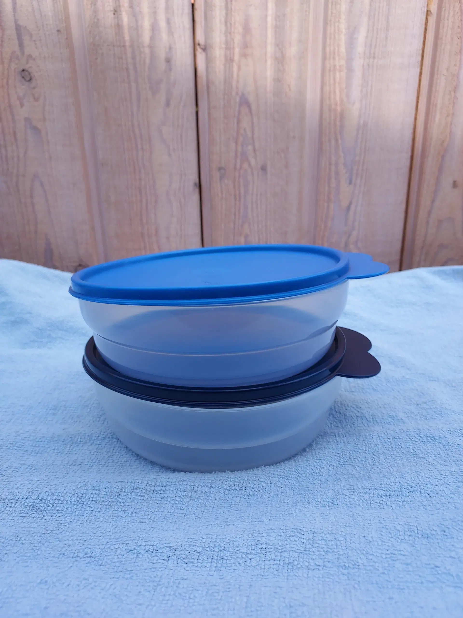 Tupperware skåle 2 stk 600 ml