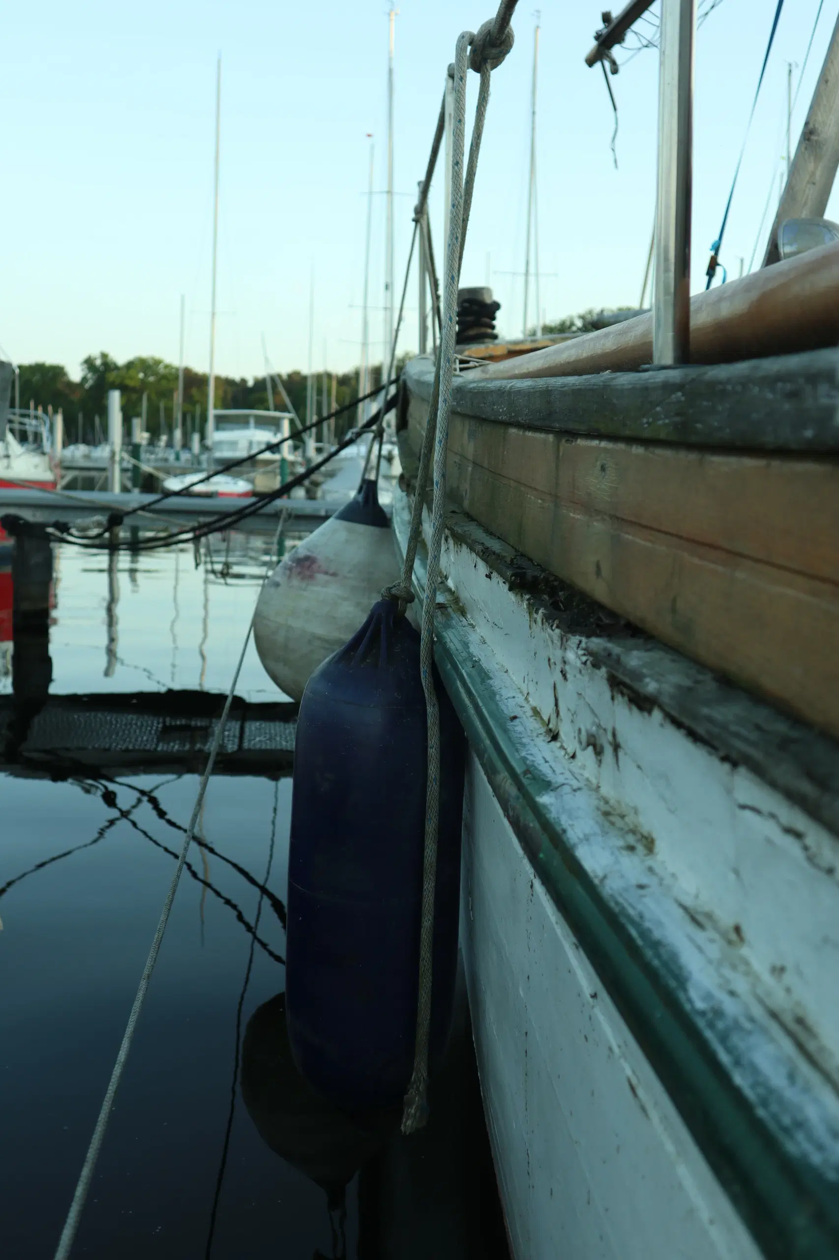 Two-master motor sailboat oak rarity! Berlin