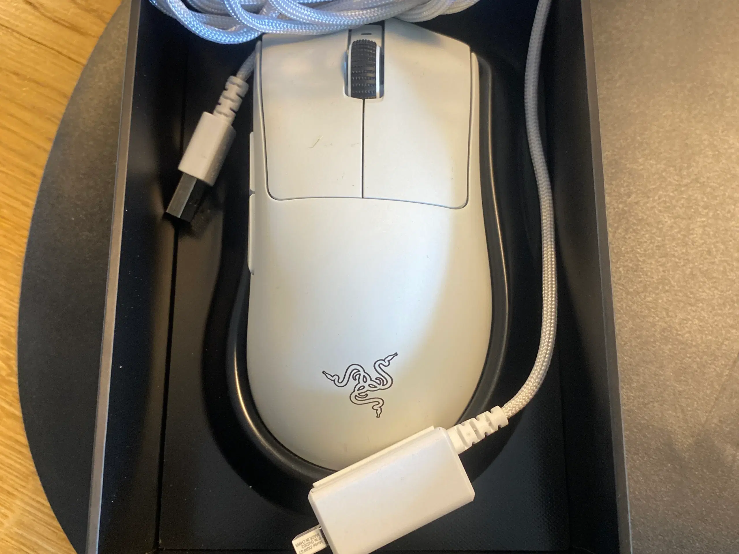 Razer Deathadder v3 pro hvid