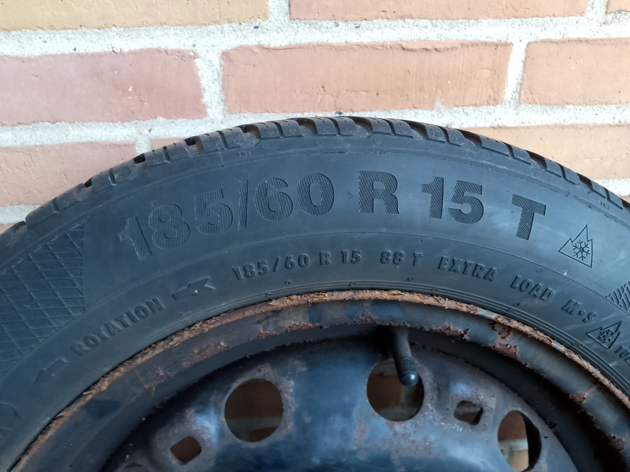 Vinterhjul str. 185/60 R 15