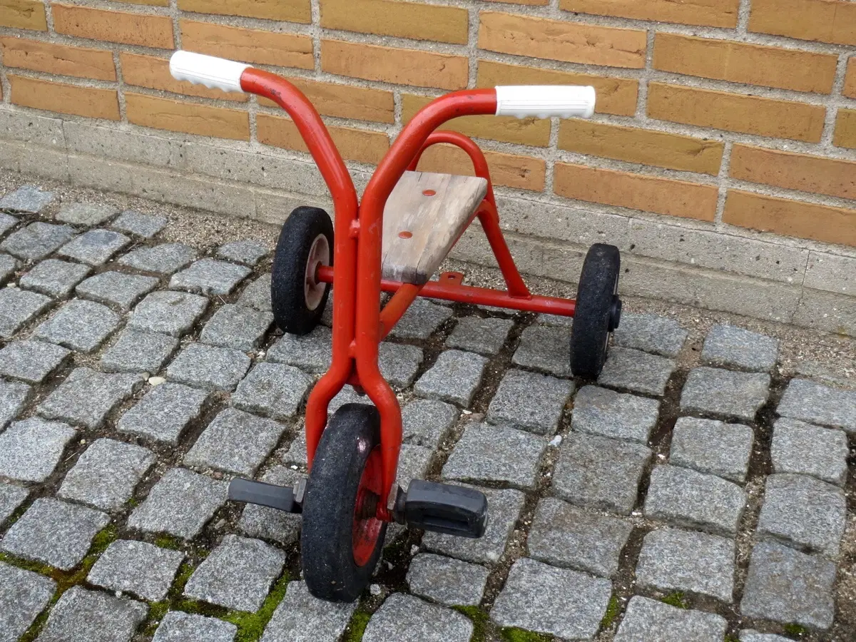 Kraftig trehjulet cykel