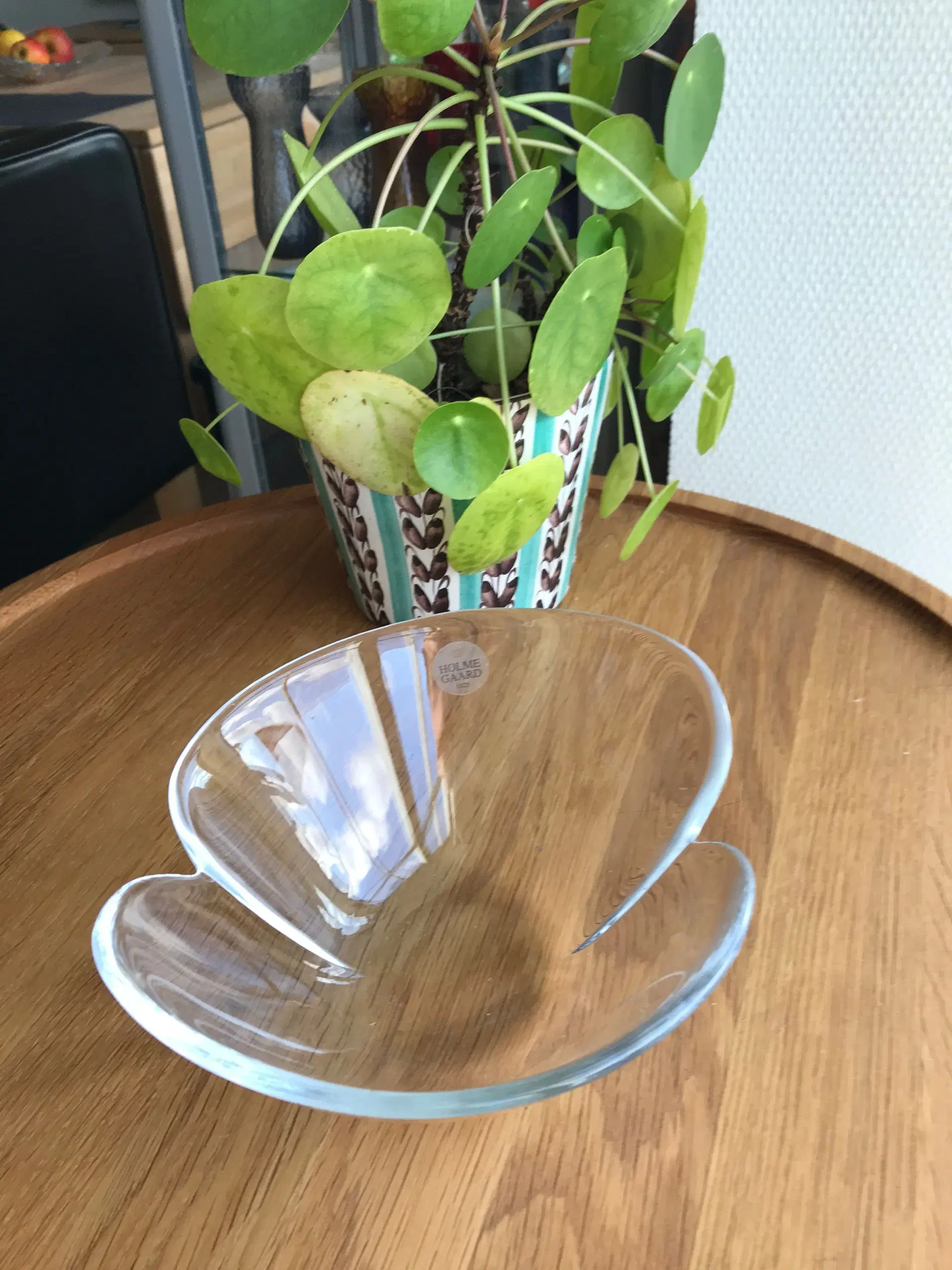 Holmegaard skål i klar glas