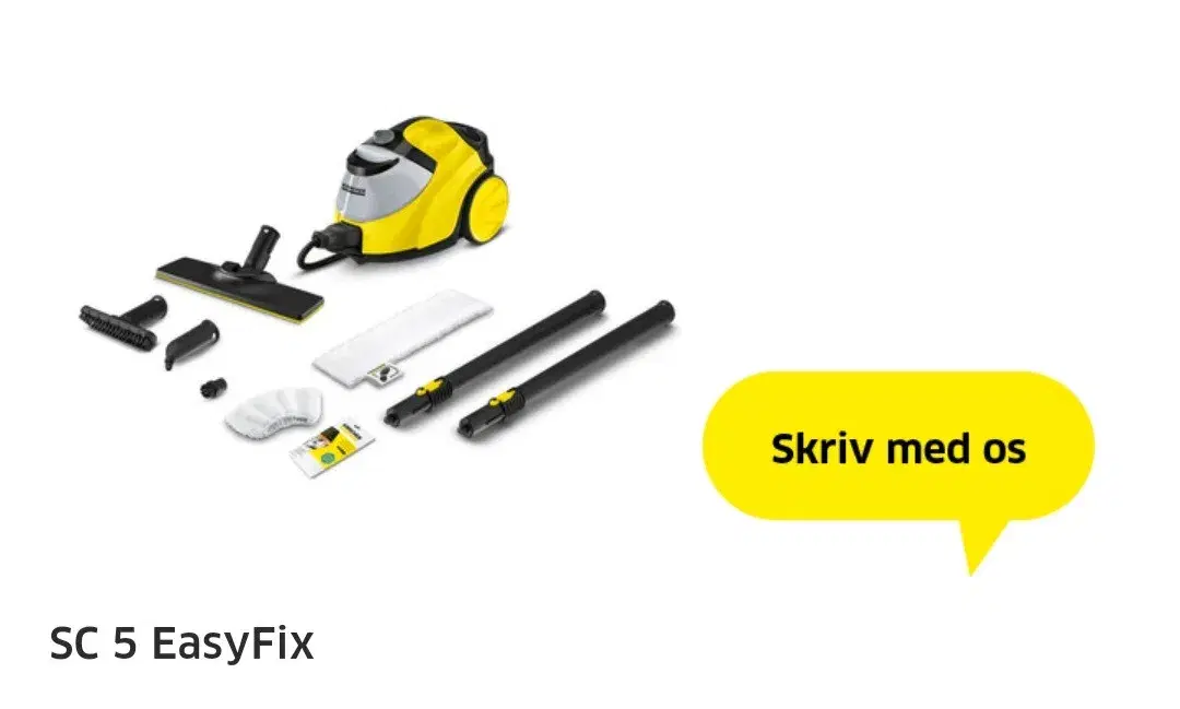 Kärcher damprenser sc5 easyfix