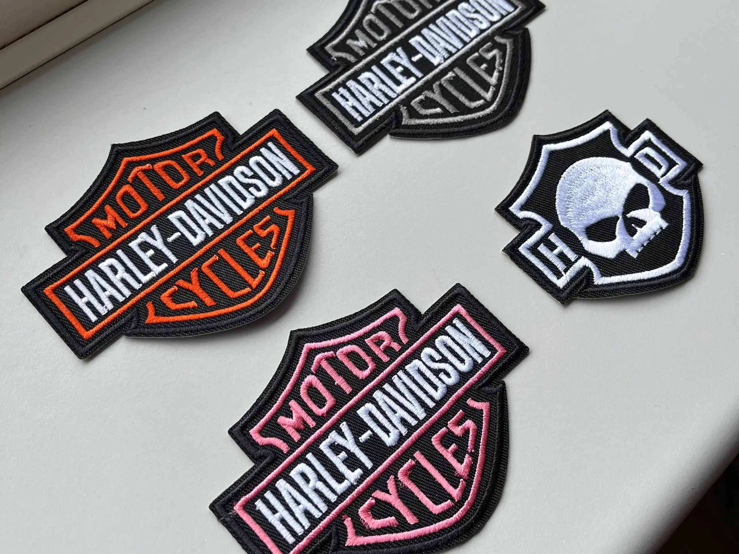 Mærker/patches med Harley-Davidson