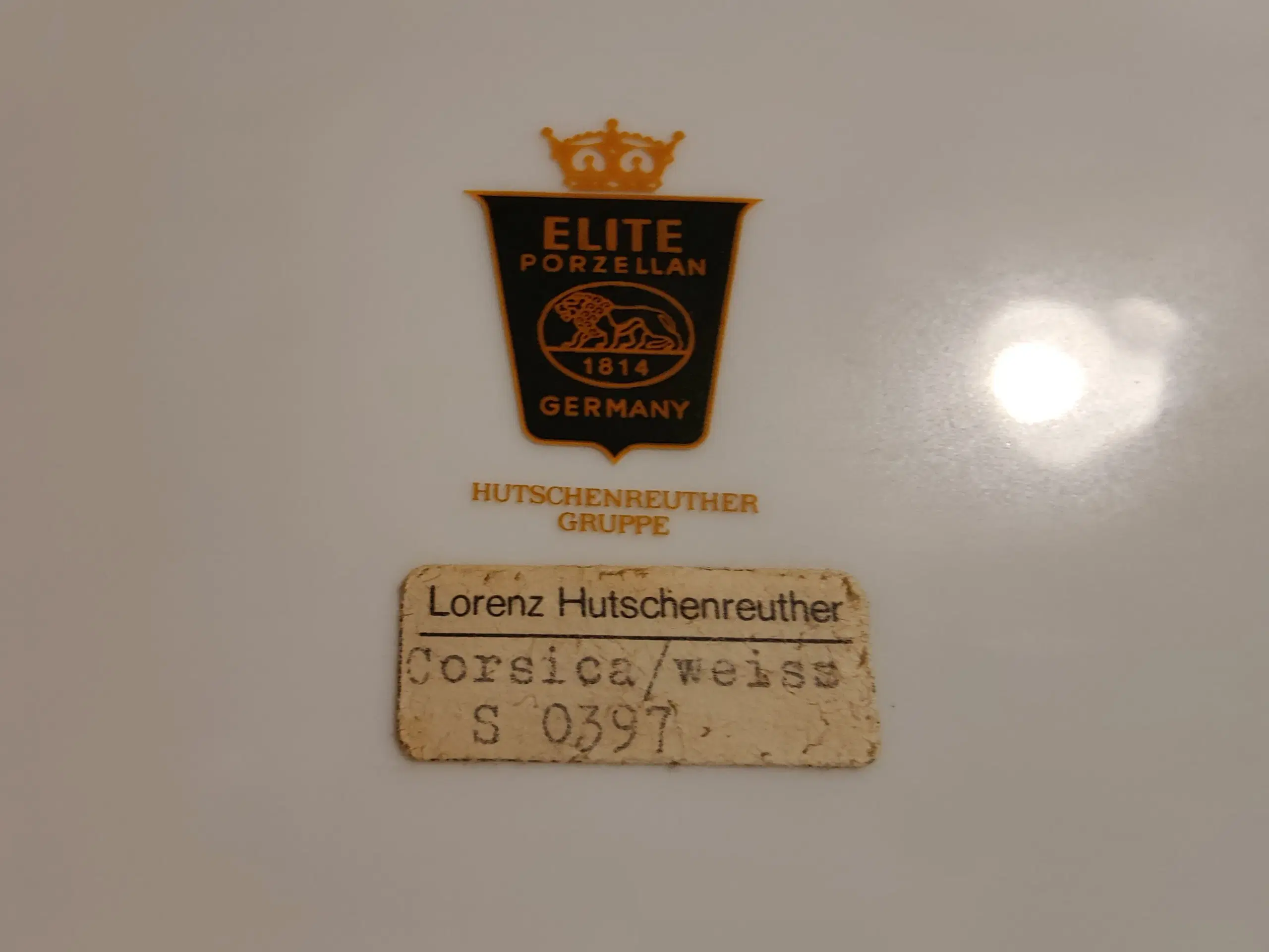 Lorenz Hutschenreuther porcelænstallerken