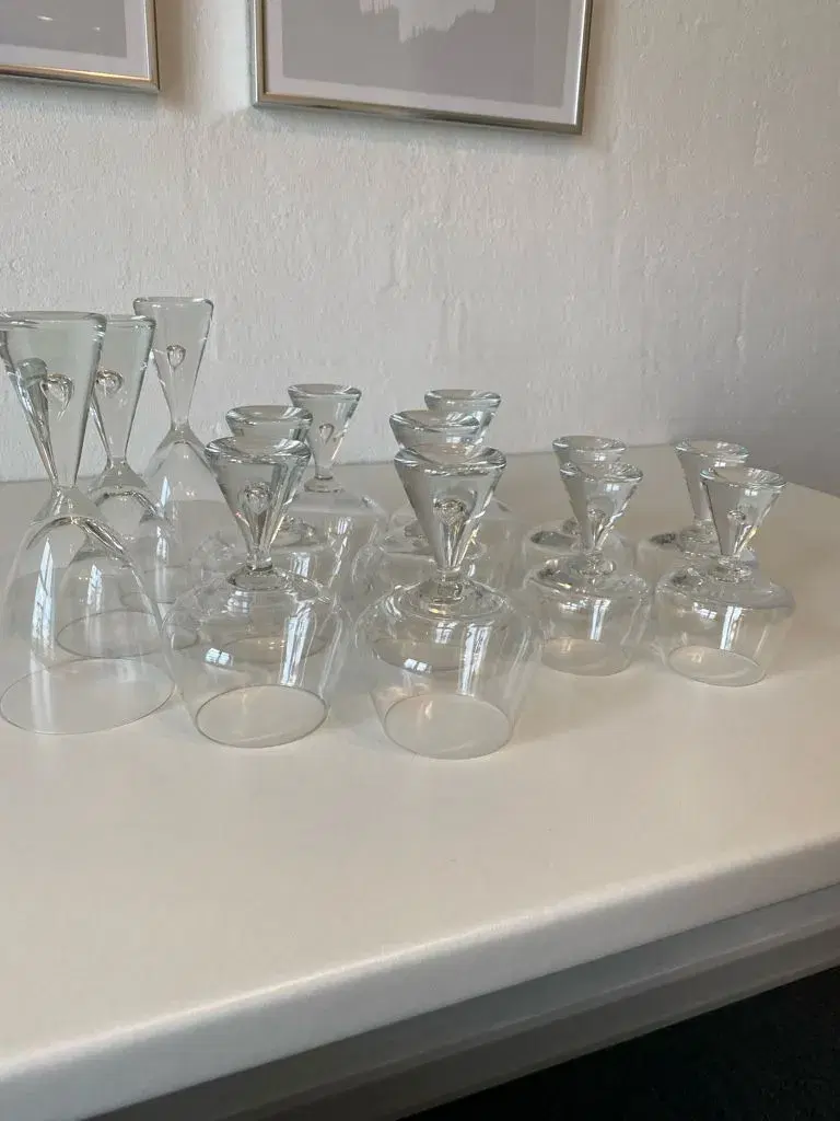 Holmegaard Princess glas sælges  500 kr